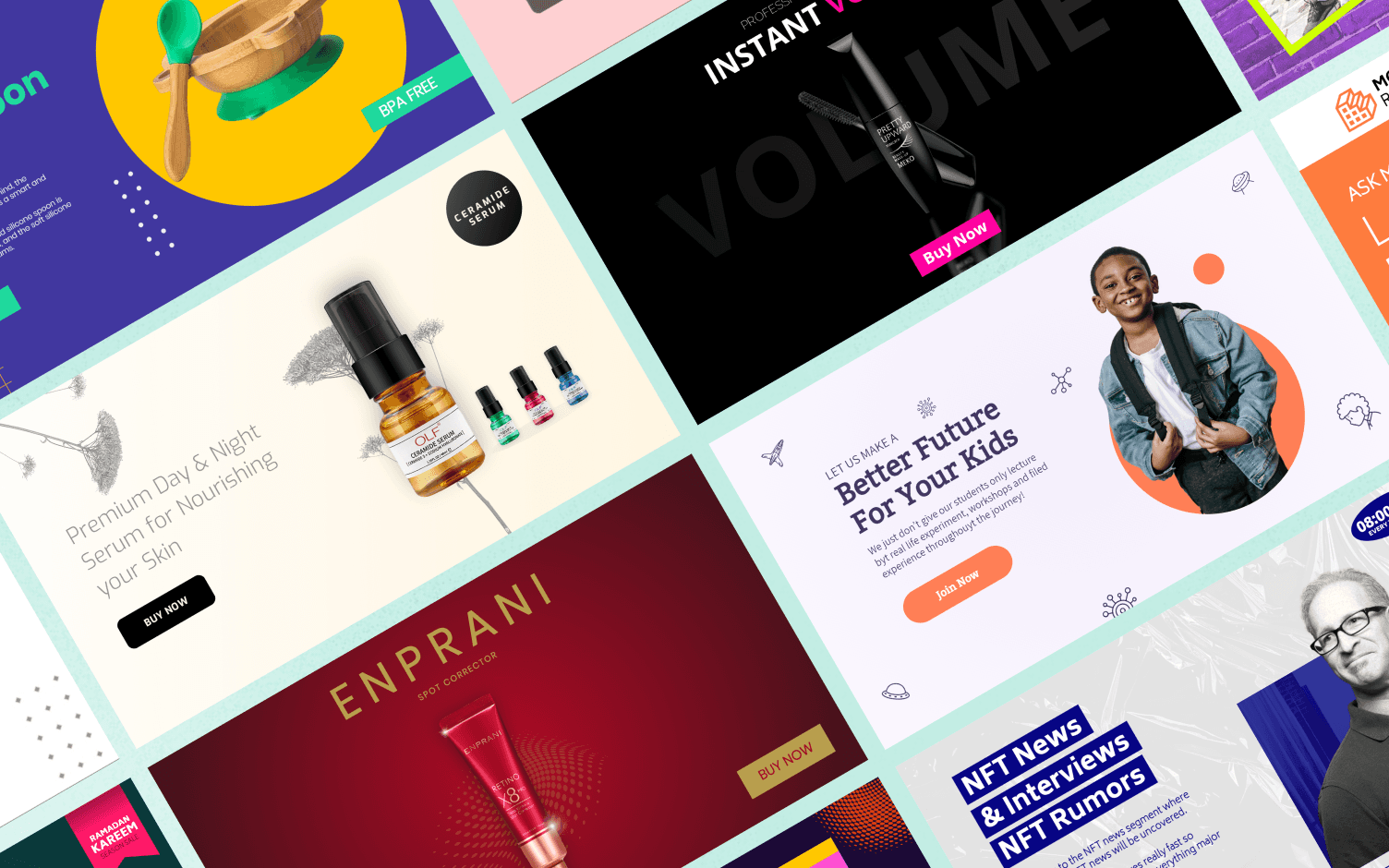 Examples for Shopify Hero Banner 