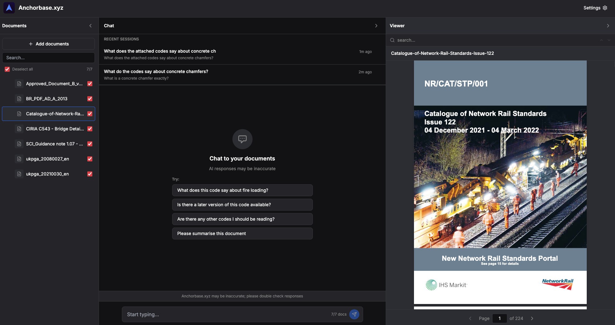 Anchorbase - Full project view