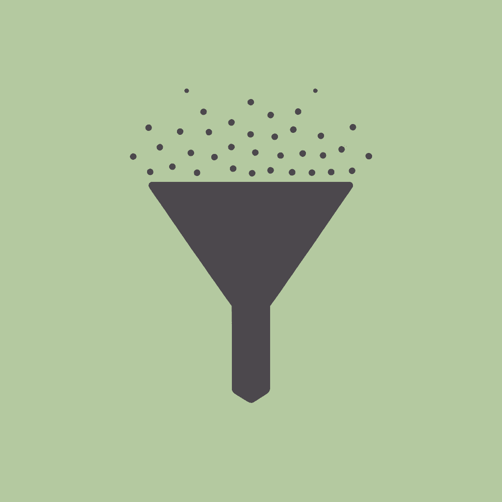 Funnel showing many students entering the same competitive scholarship pools