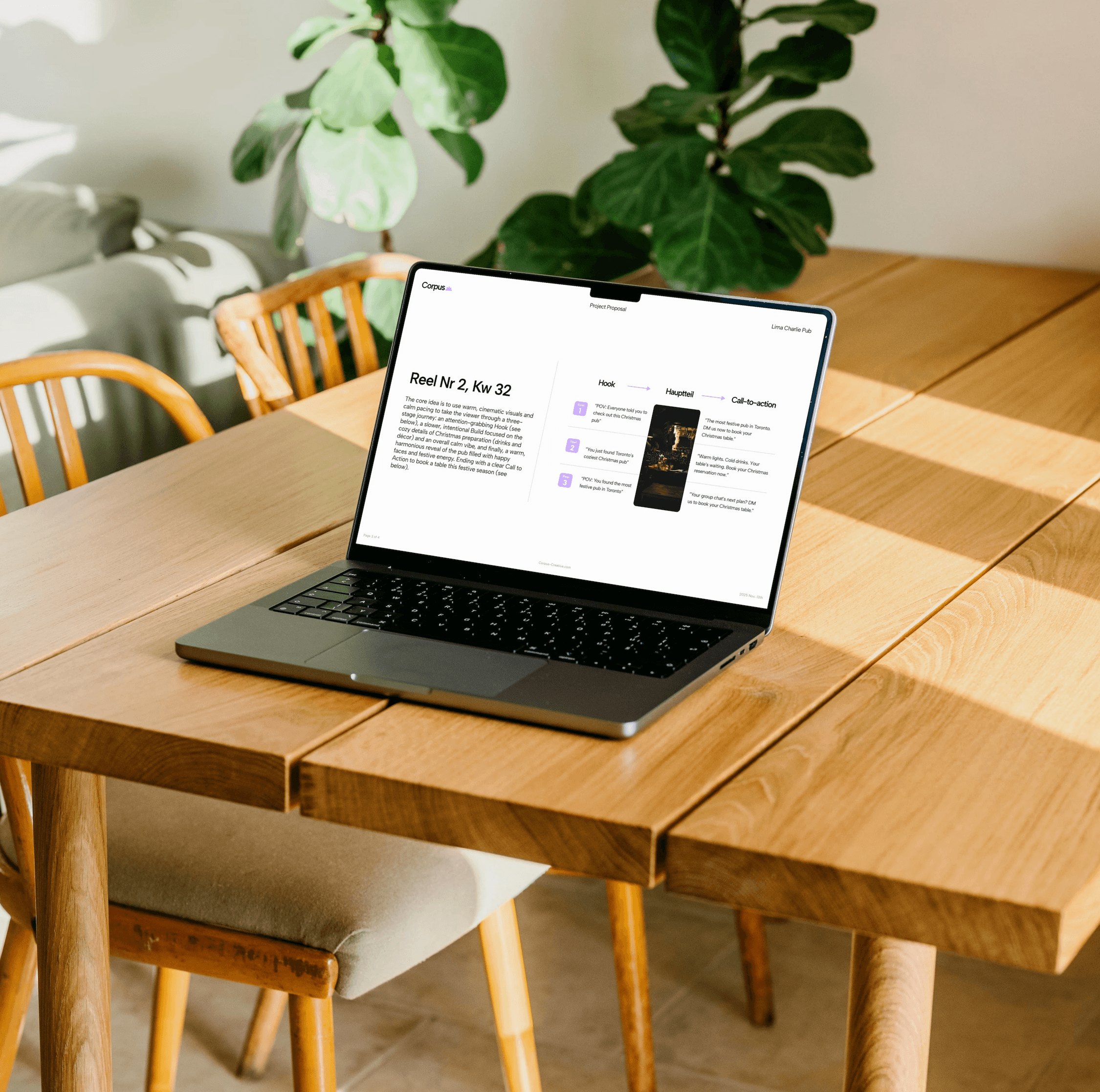 black laptop computer on brown wooden table