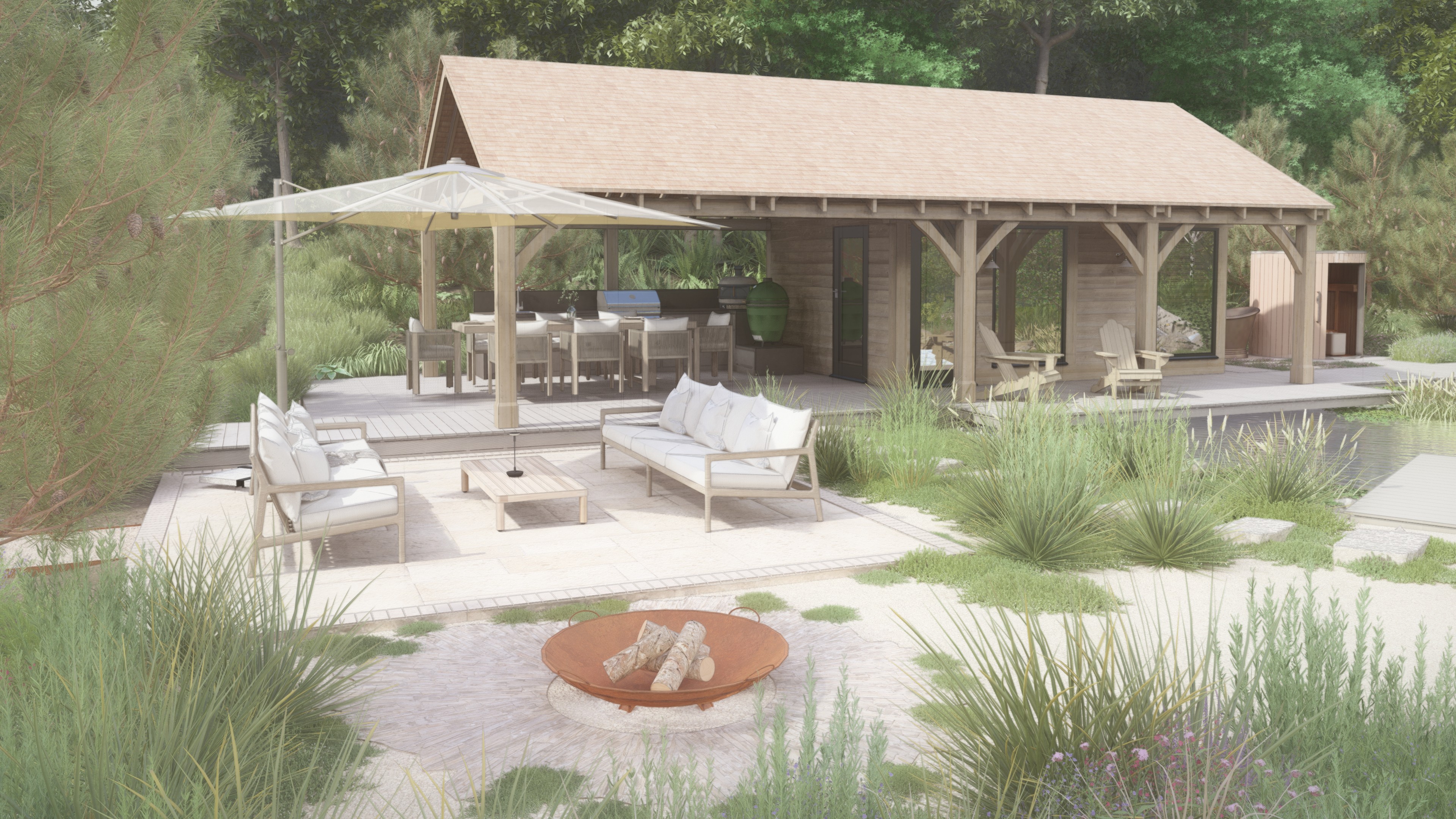 sticky notes and drafts on desk