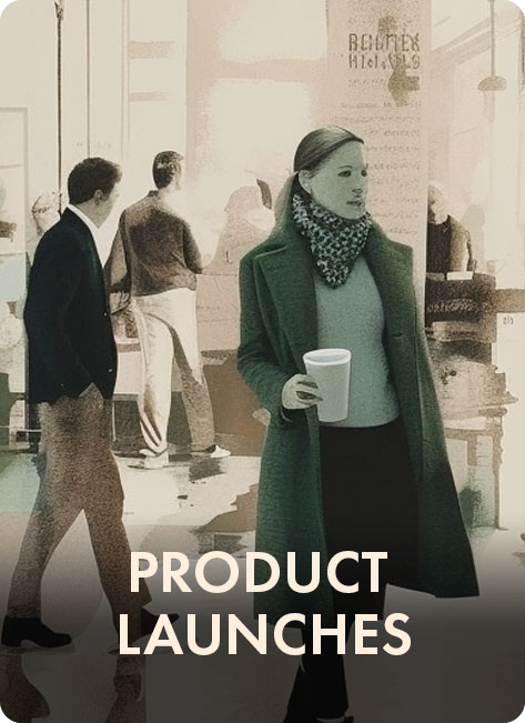 Barista service for product launches, UK