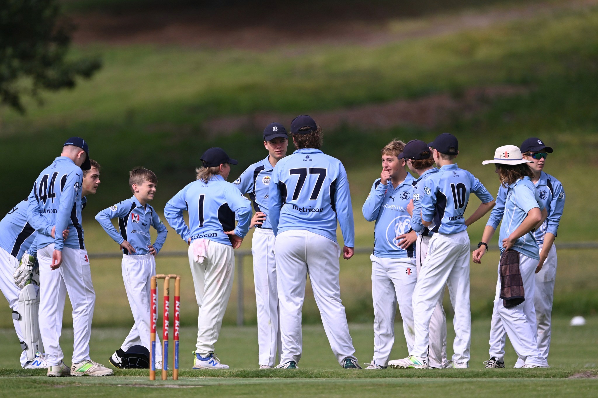 1910 Newtown & Chilwell Cricket Club Team Photo