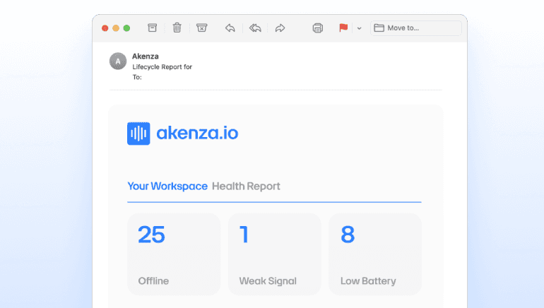 Lifecycle email report