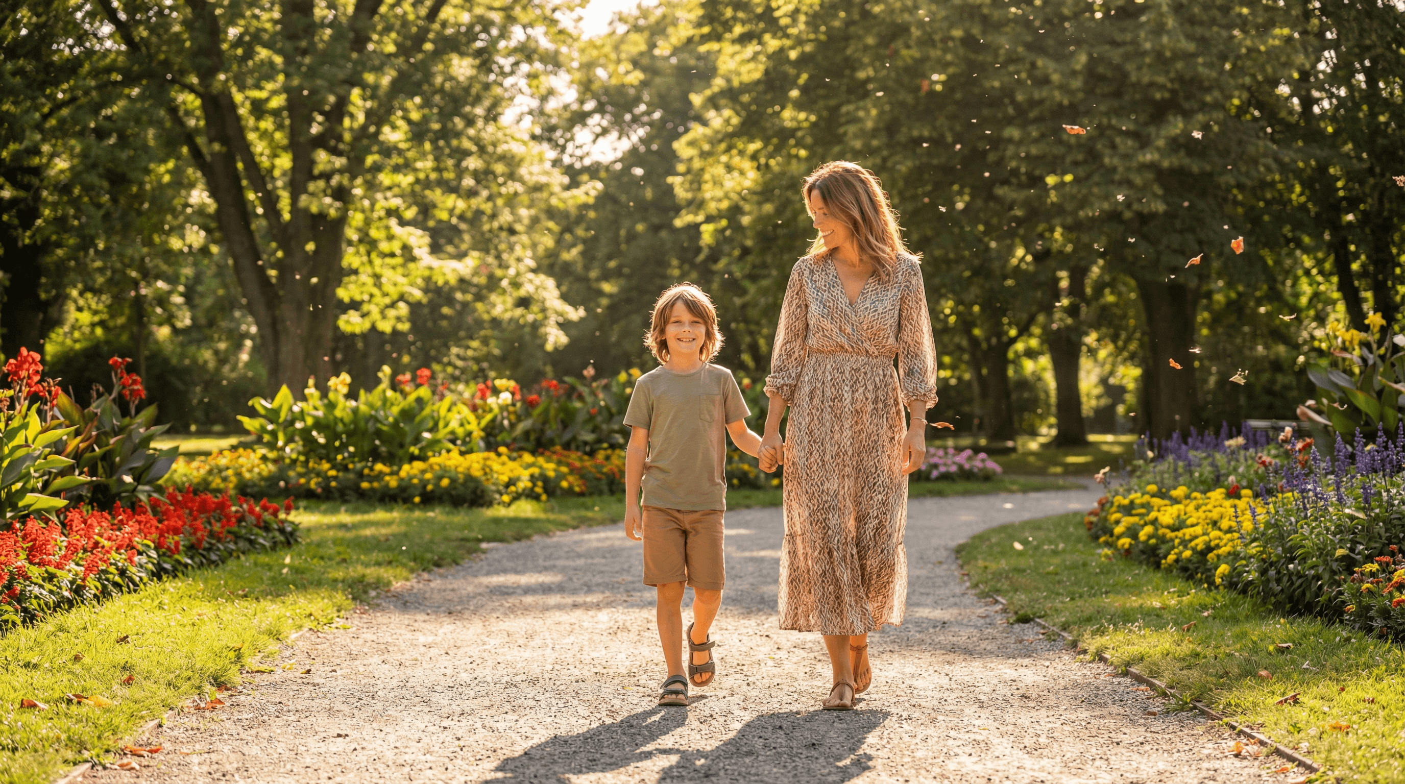 Woman relaxing in gray crop top on woven mat
