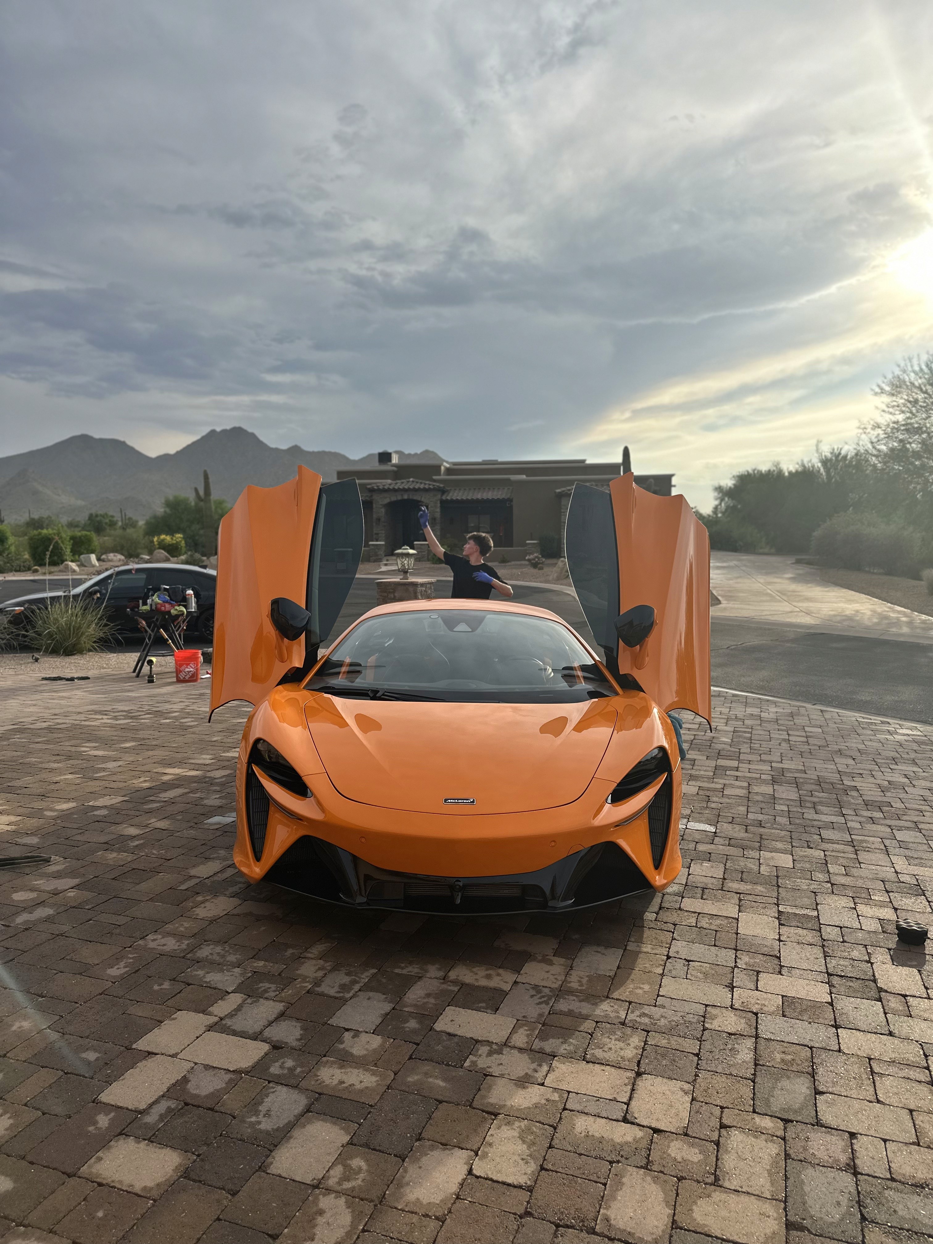 McLaren photographed for Double Take Detailing