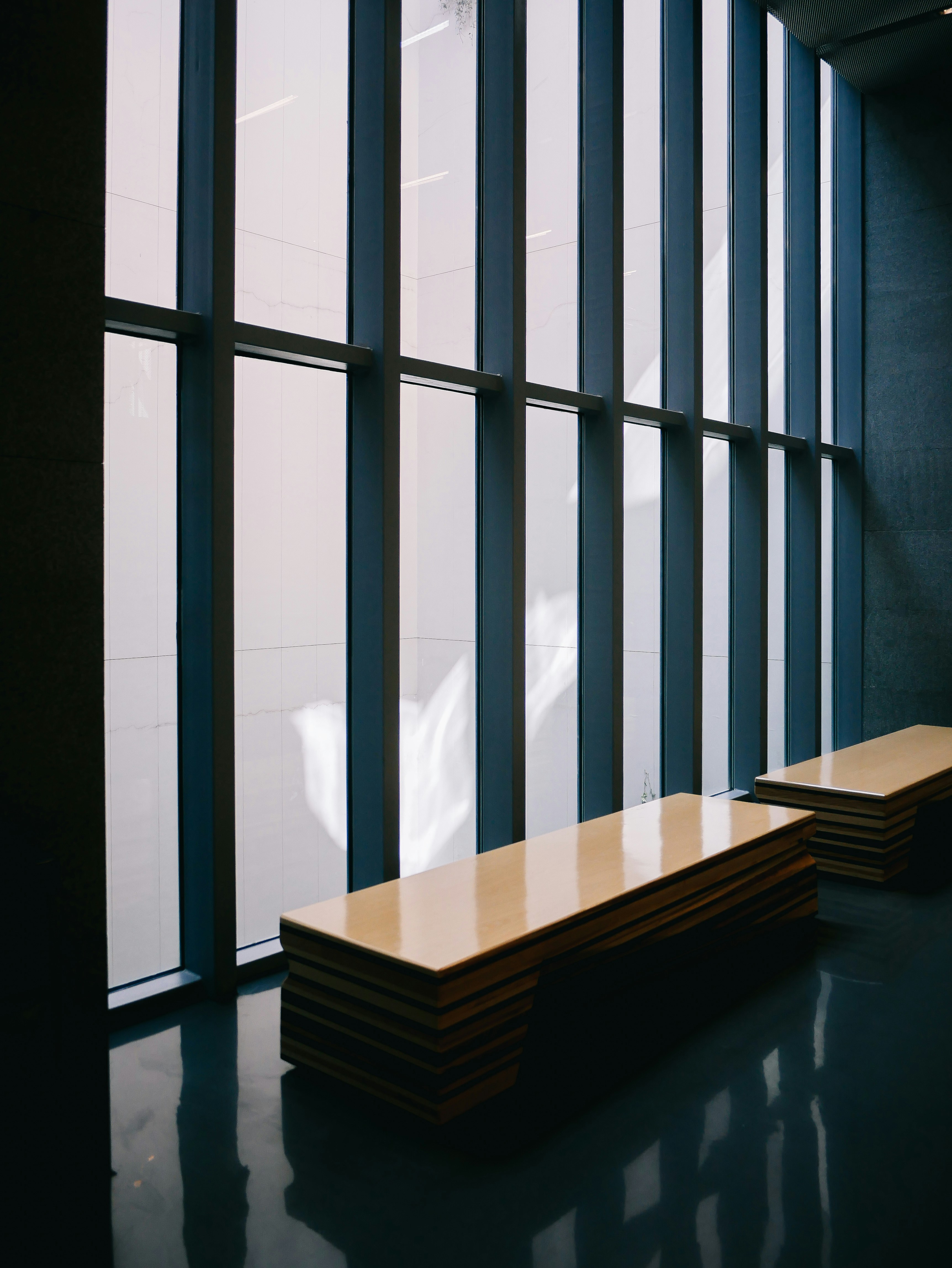 a room with a window