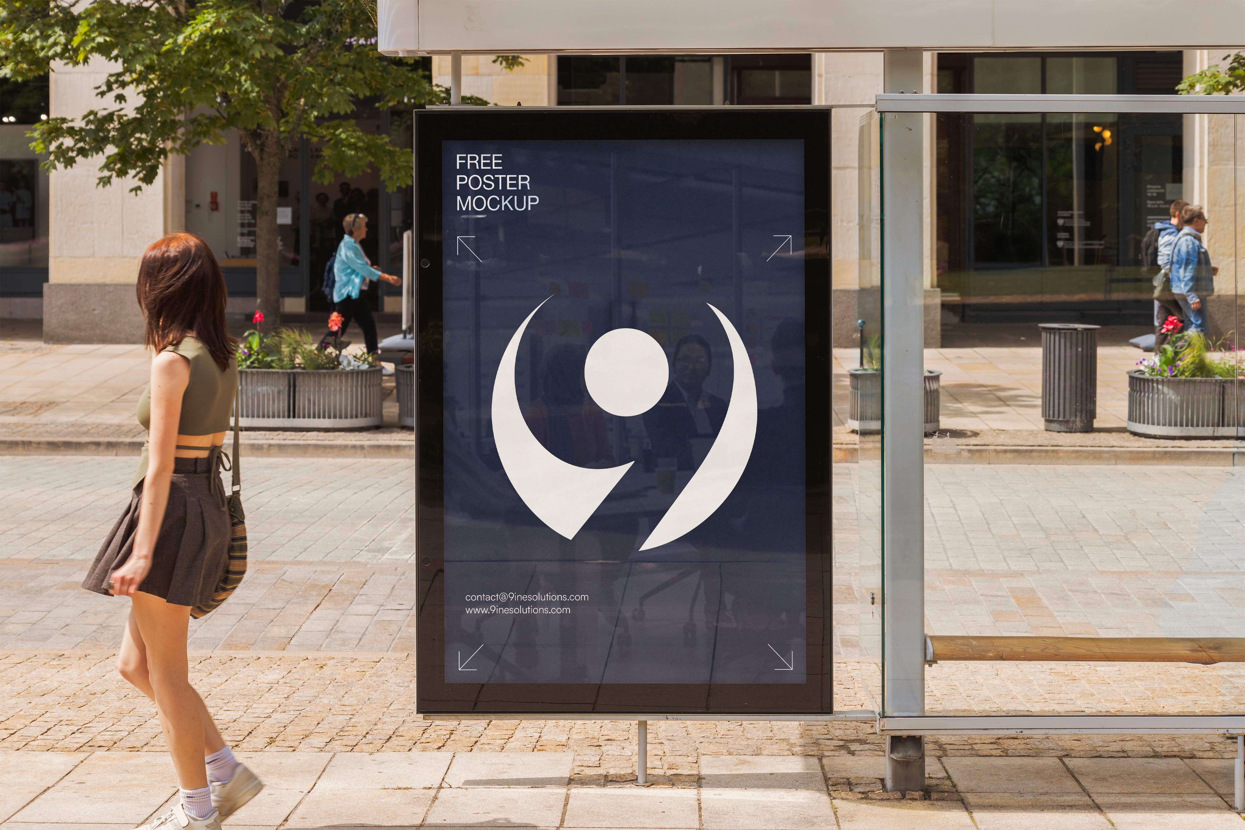 Free Mockup by 9ine Solutions Marketing Agency