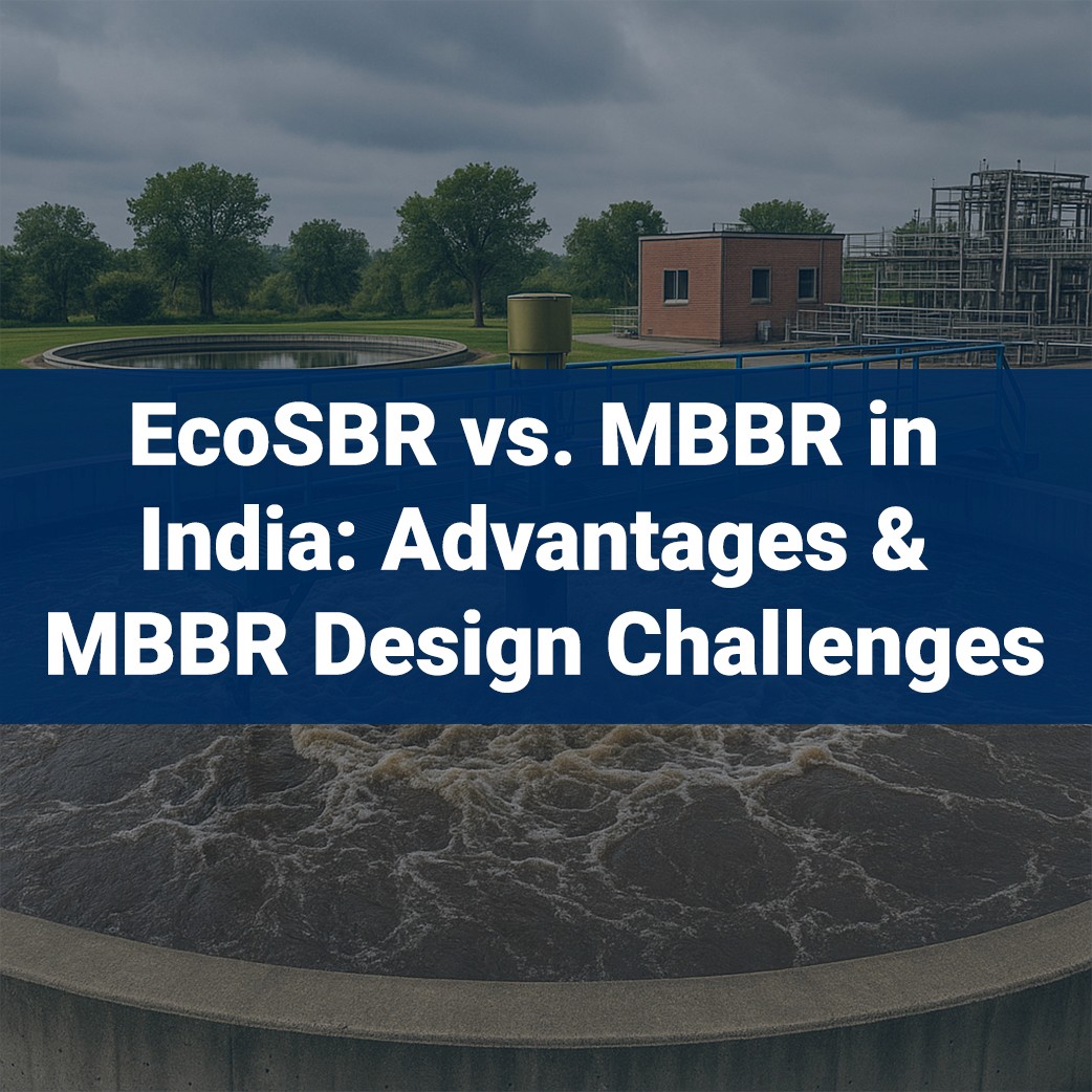 comparison report on ecosbr and mbbr in india