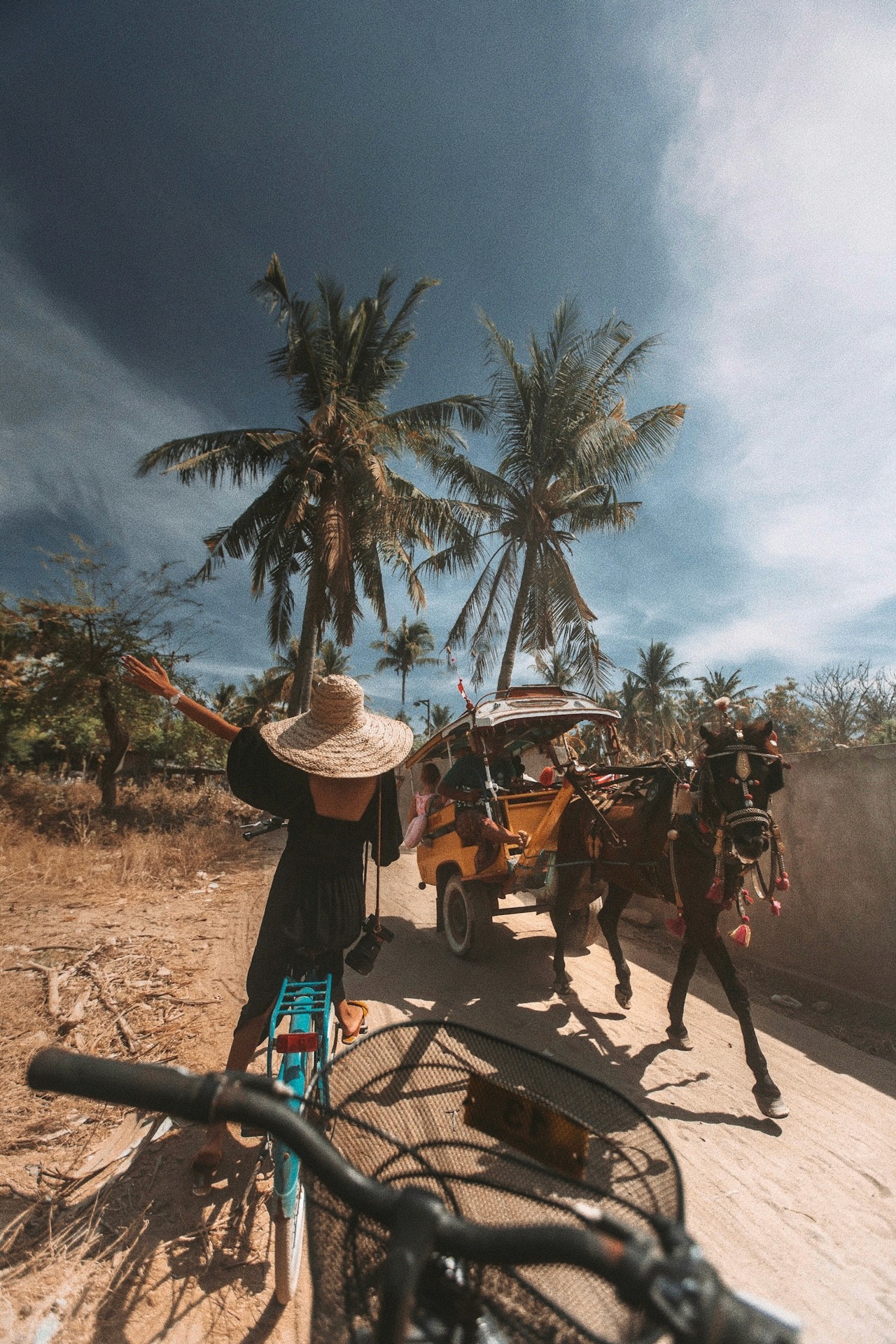 Cycling in Vintage Village