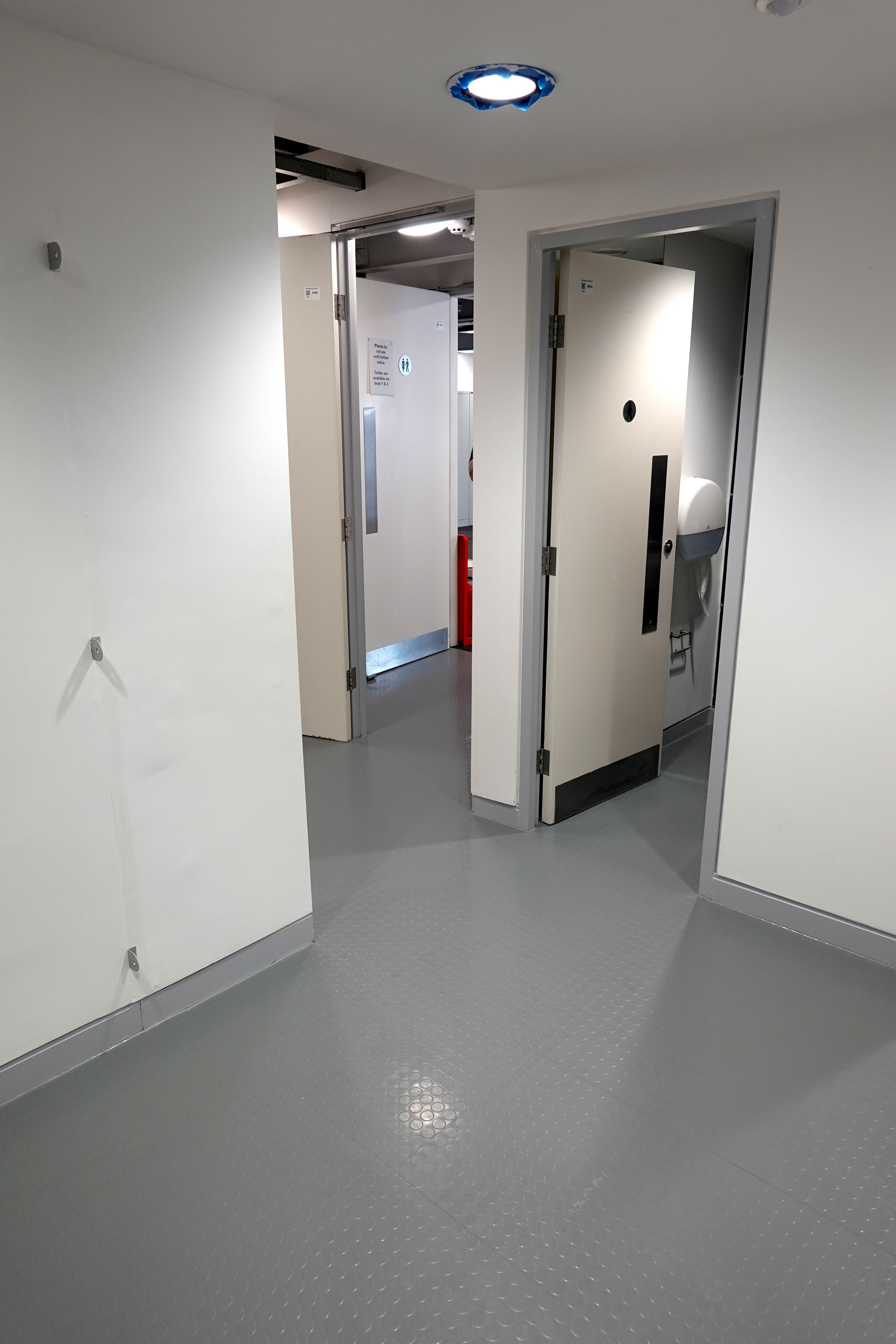 Commercial washroom refurbishment works