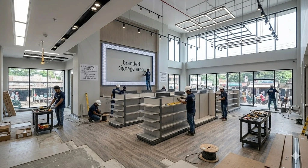 Restaurant build-out with commercial kitchen and dining room in Fort Lauderdale — Planet Construction FL