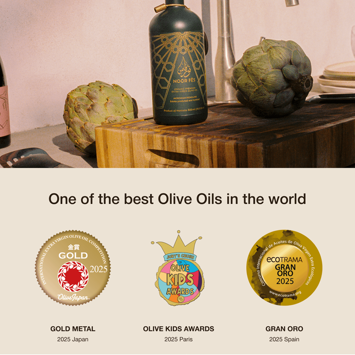 Design final site e-commerce huile d'olive — création site web freelance par Mélanie Depré