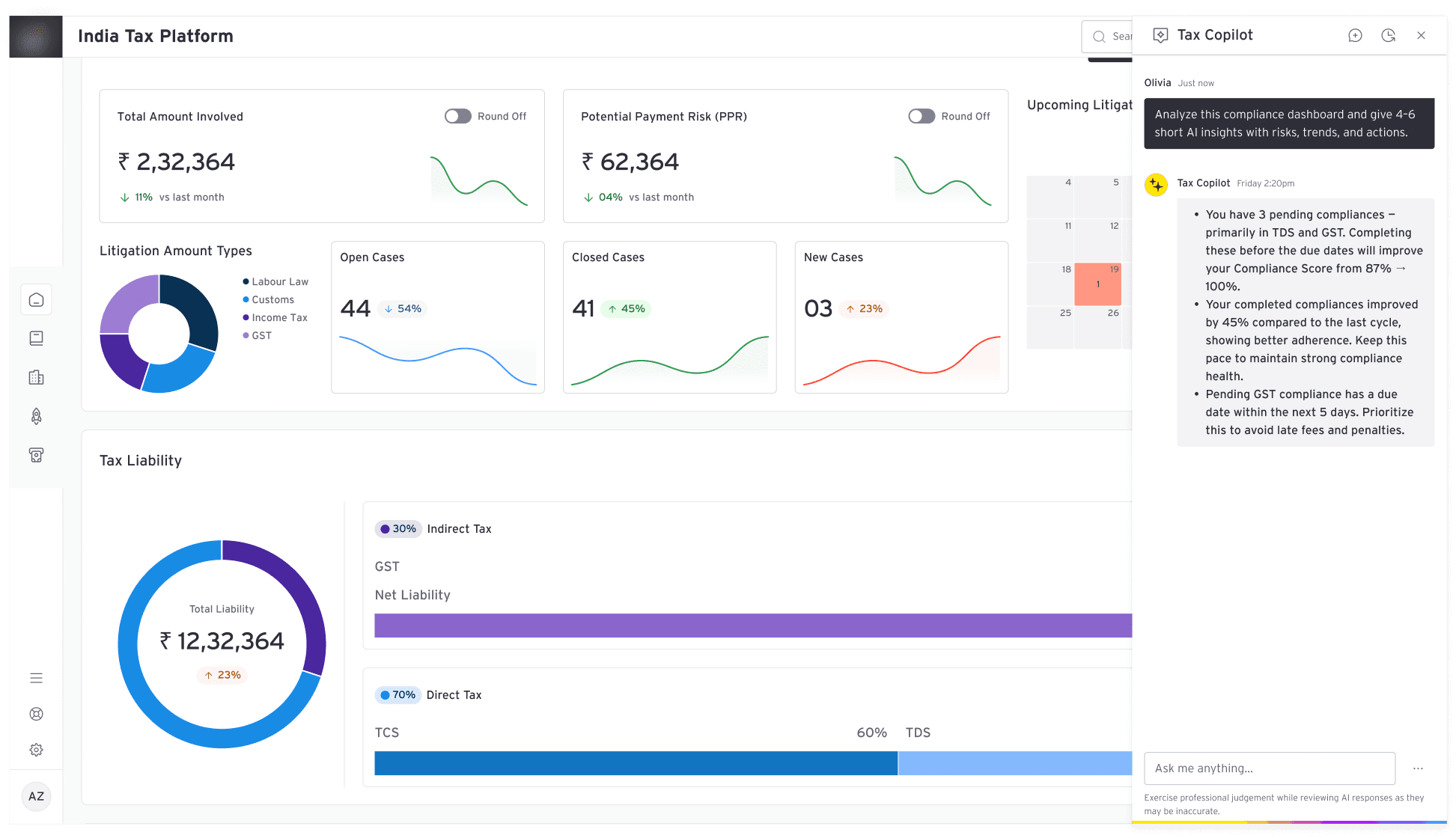 HCP portal website mockup