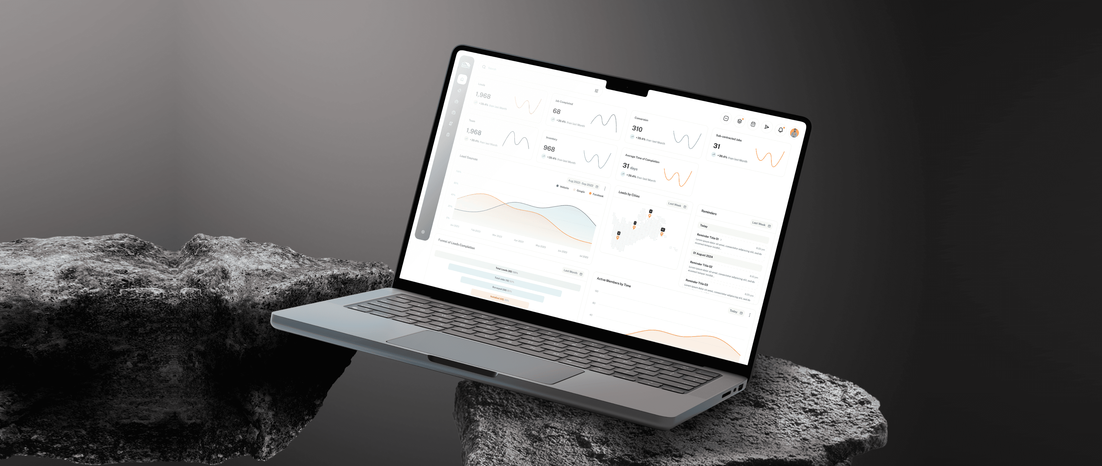 ECO4 CRM – Custom CRM UI for Lead Management and Workflow Automation