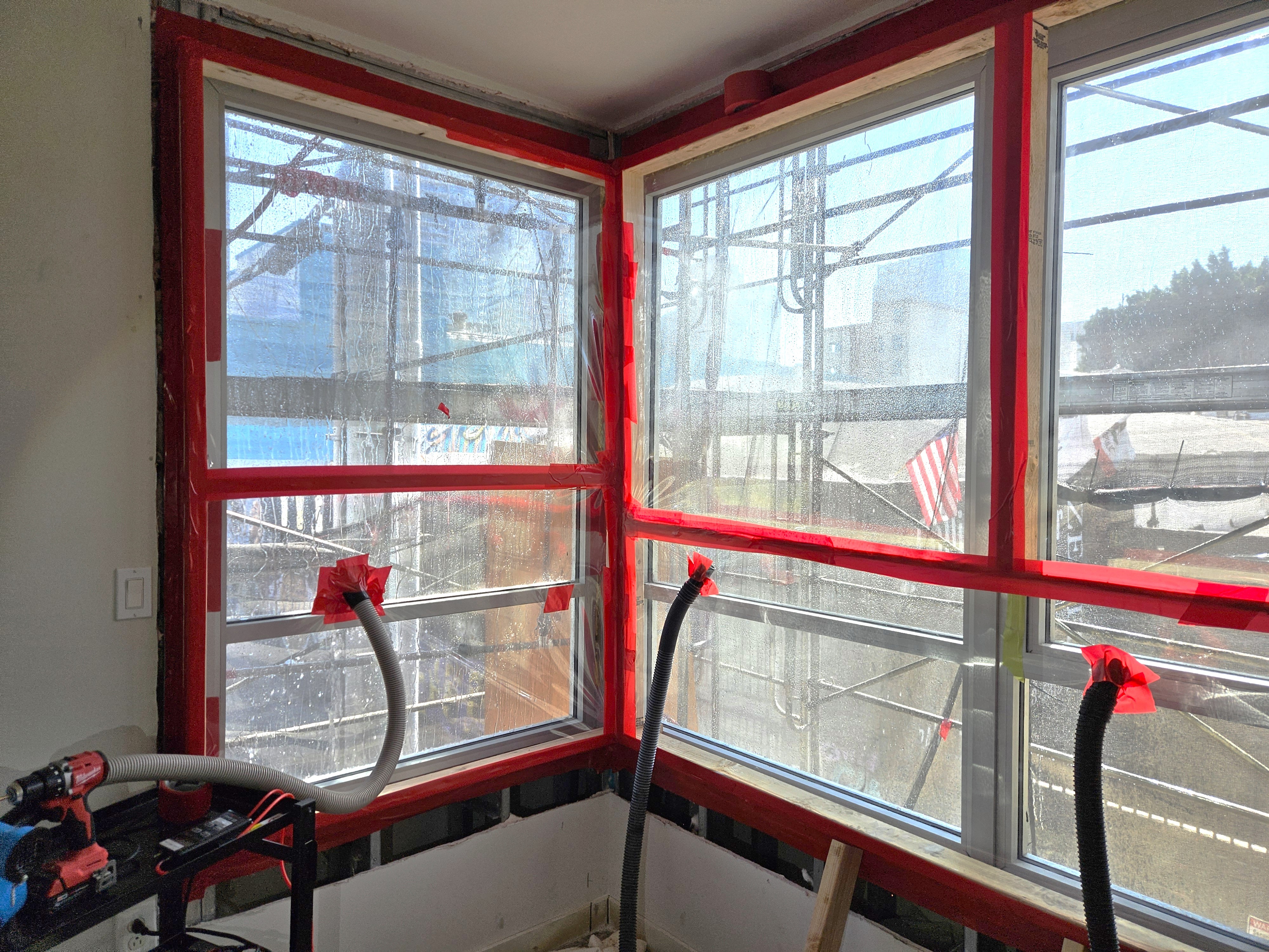 Building envelope field testing - Mandev