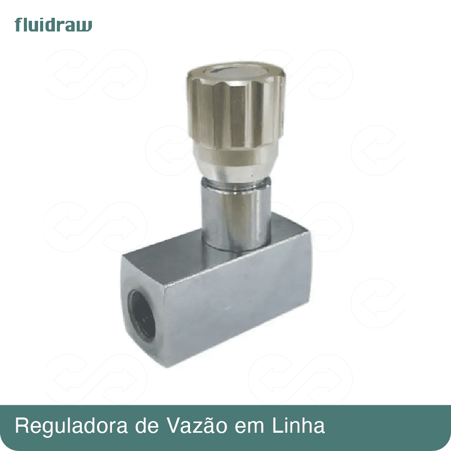 Reguladora de Vazão em Linha
