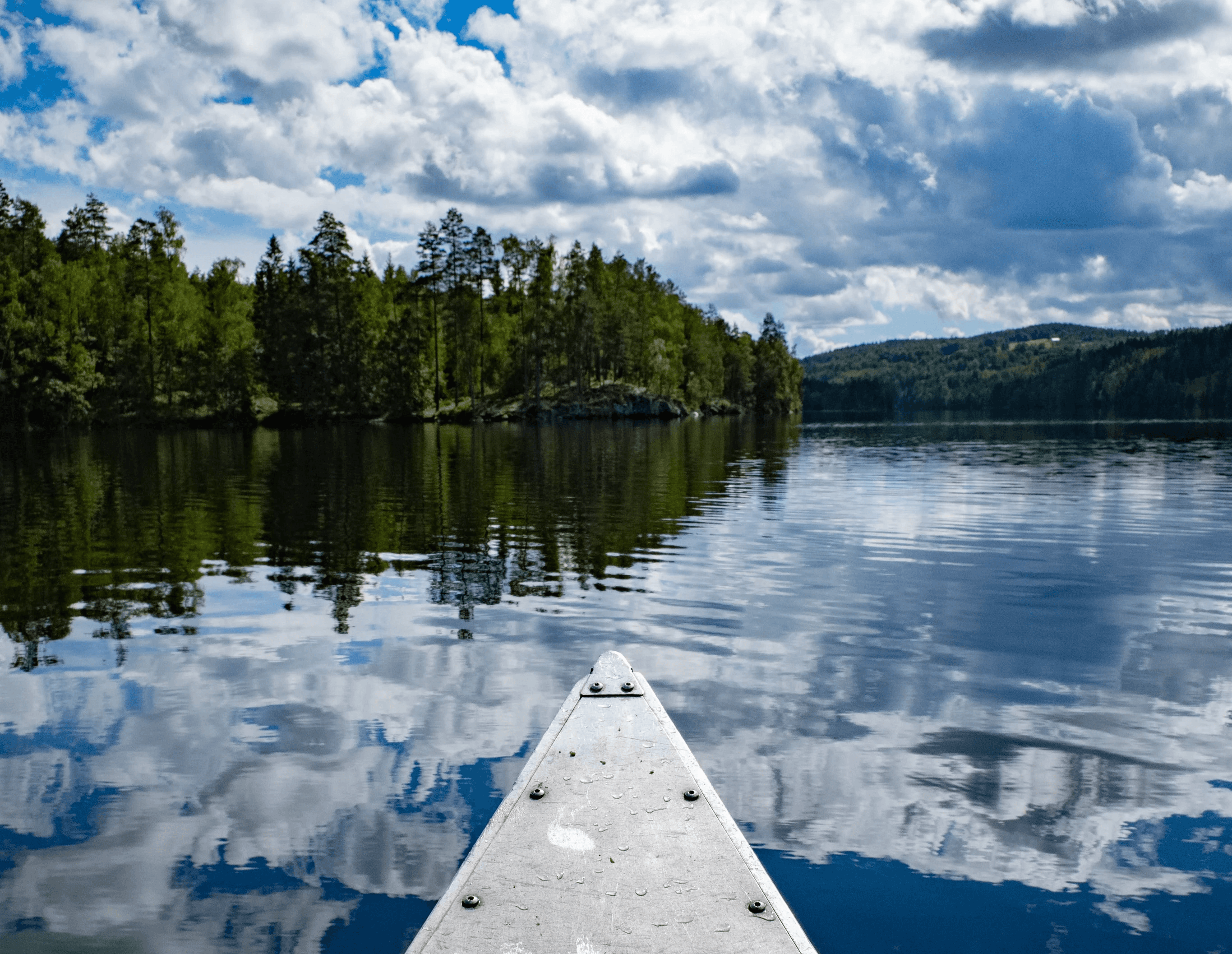 a boat surfing