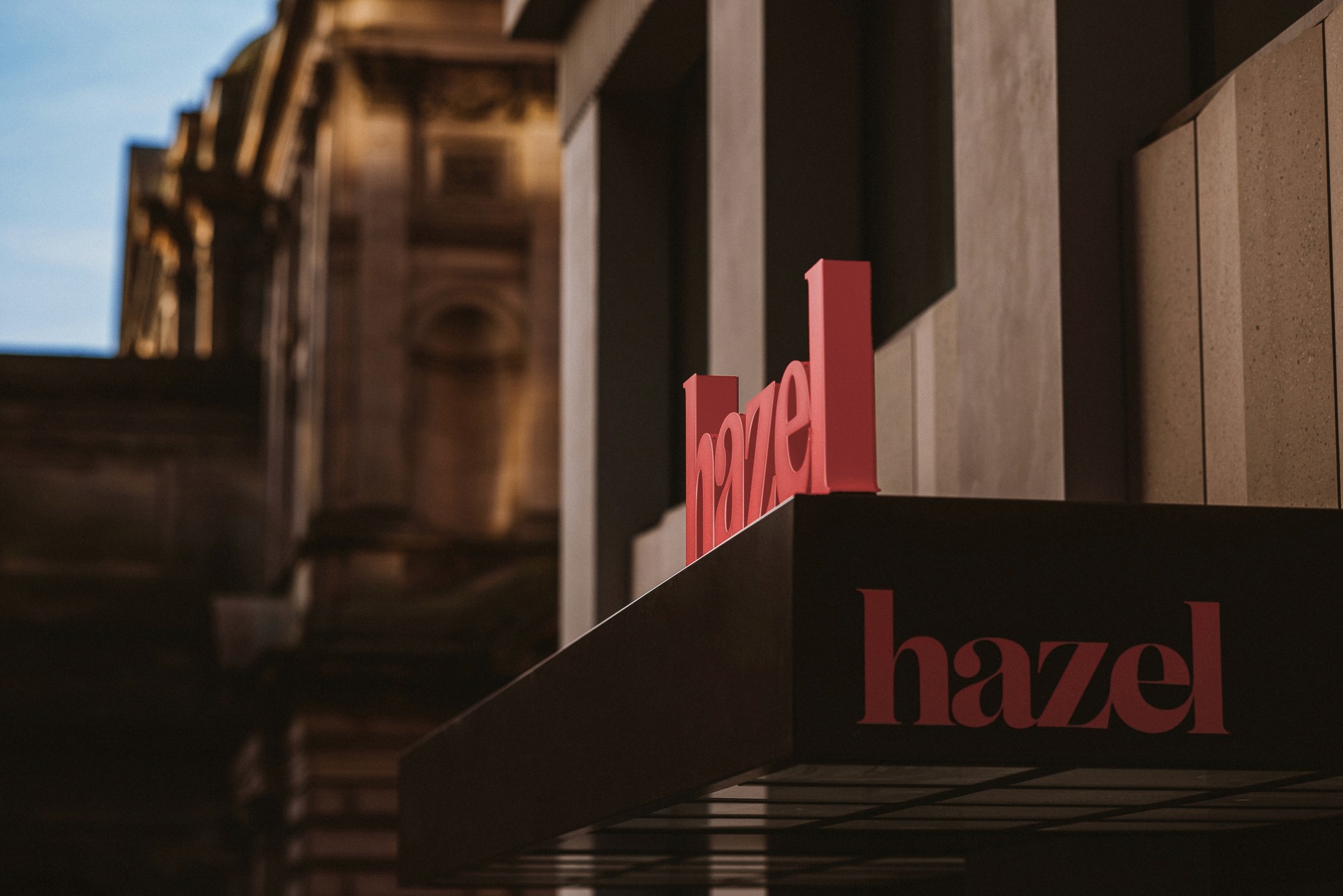 Hazel at Ac by Marriot Glasgow - brand design by S+Co