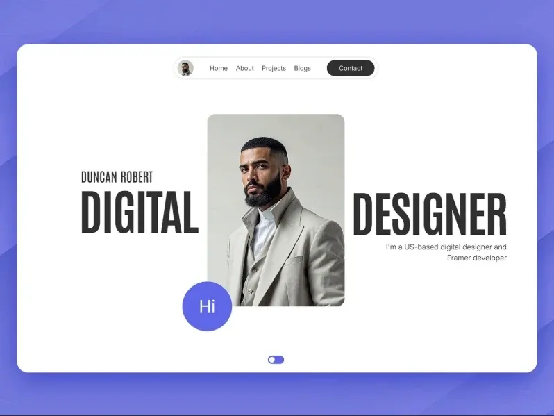 portavia framer website template