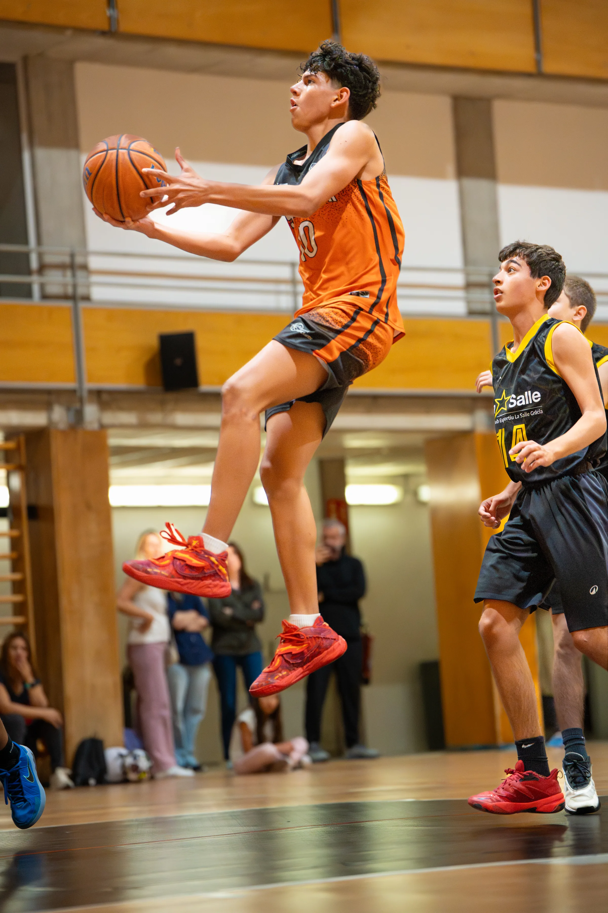 Safa Claror baloncesto 2026, fotografía baloncesto Barcelona, Safa Claror vs La Salle 2026, Esportiu Claror Sardenya, Nolan Pardo fotógrafo deportivo, baloncesto Sardeny