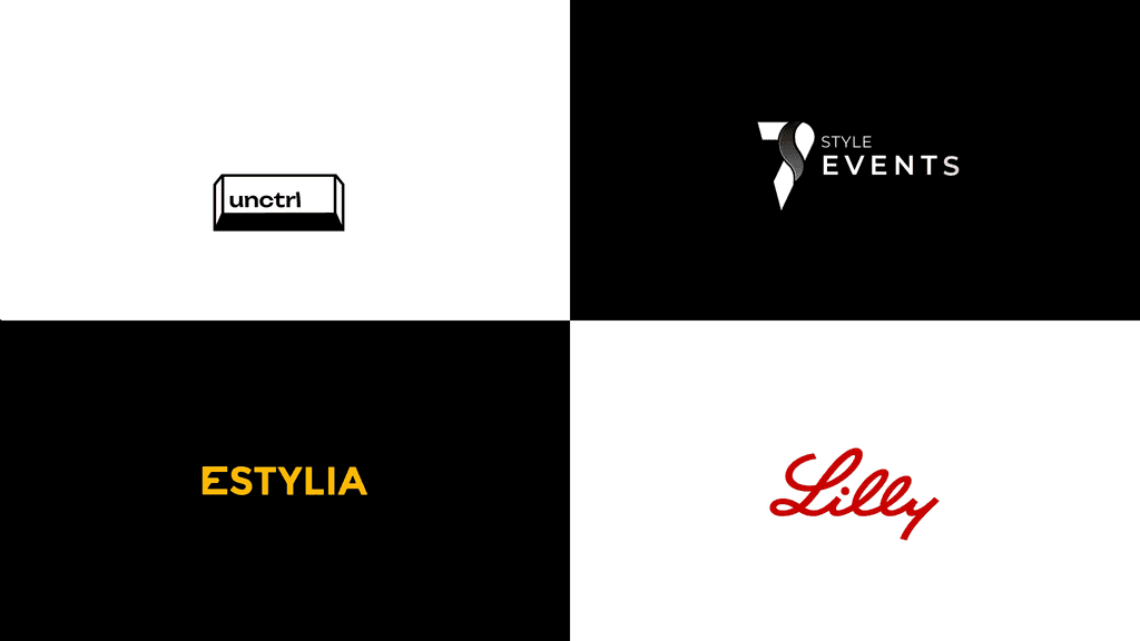 Motion design logo animation highlighting clean and striking visuals.