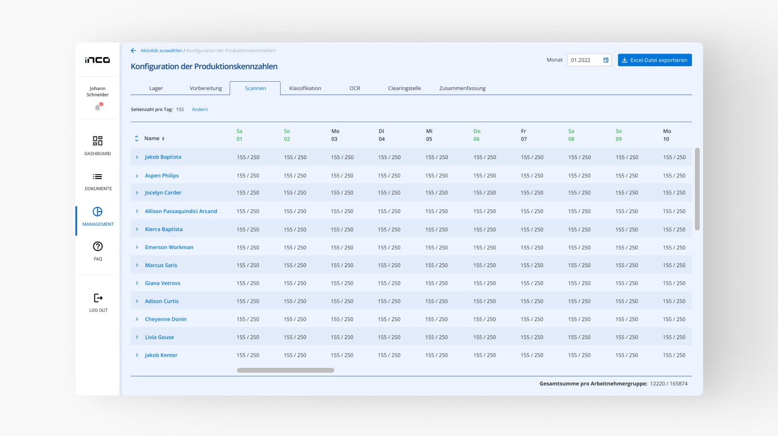 Laptop showing Bloomy UI