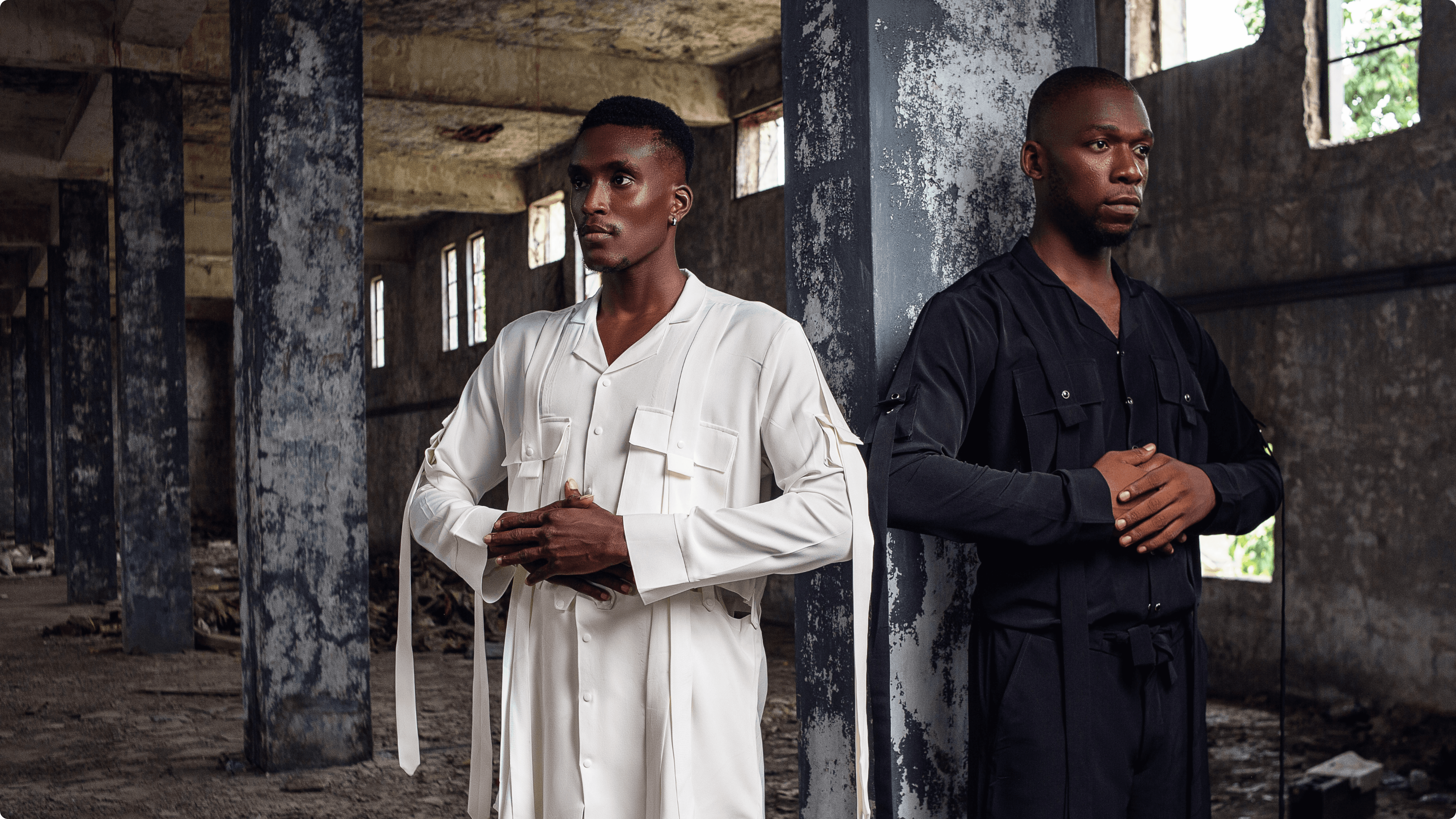 Deadpan wordmark on black: bold white “Deadpan” in italic sans-serif, preceded by a distressed white smiley face logo (crossed-out eyes, tongue sticking out) on a solid black field.