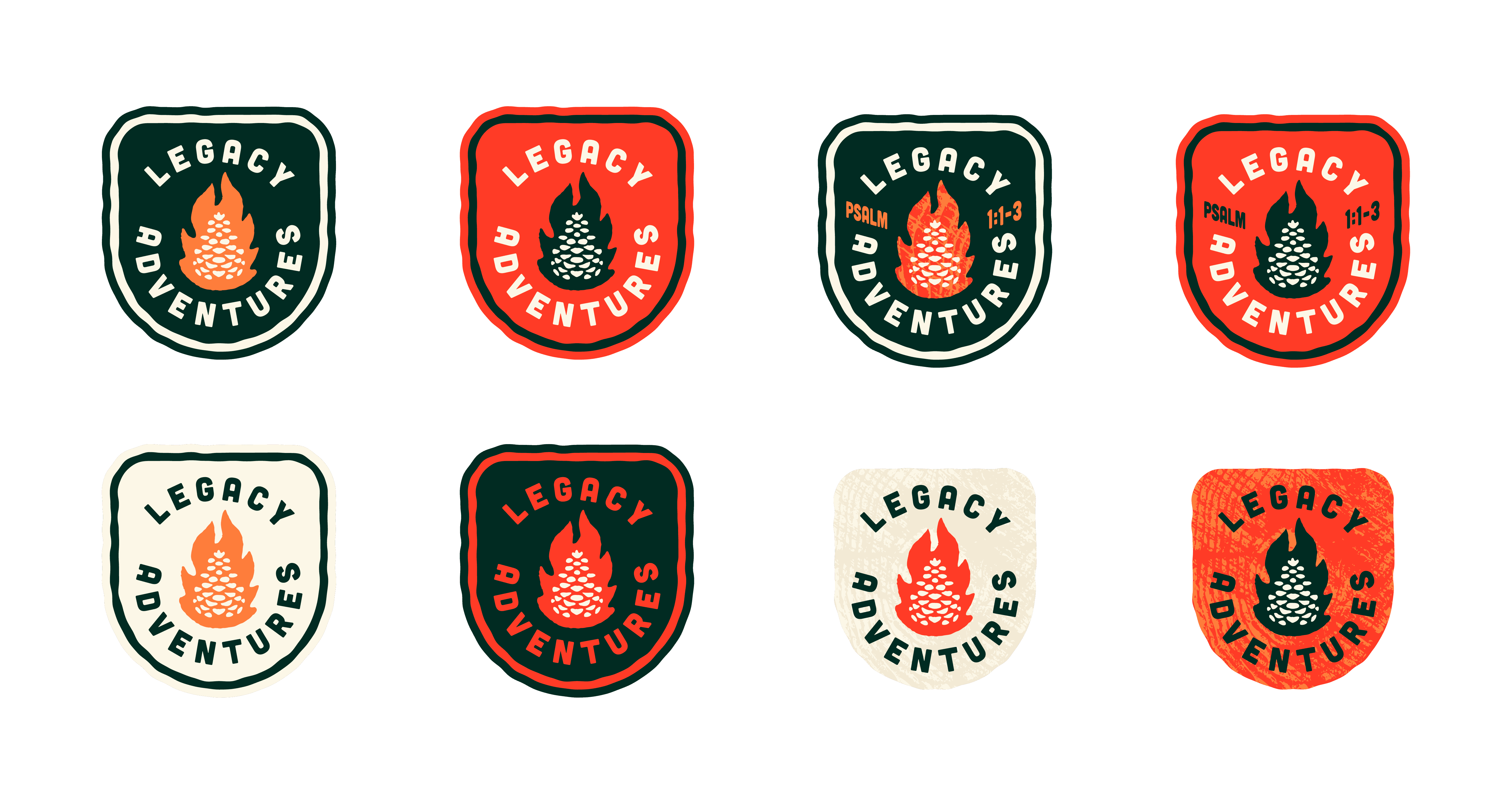 Legacy Adventures logos