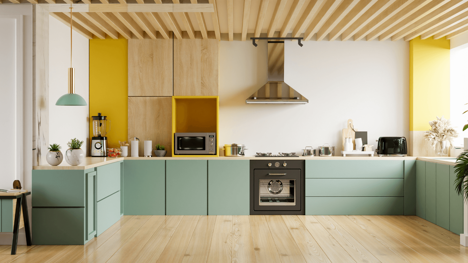 20 Best Kitchen Wall Colour Combinations Ideas