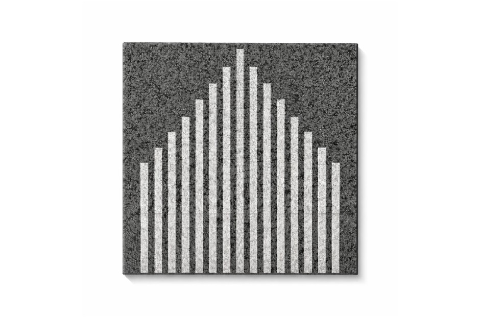 Vervail stone tile with vertical linear pattern design in textured grey surface for outdoor flooring
