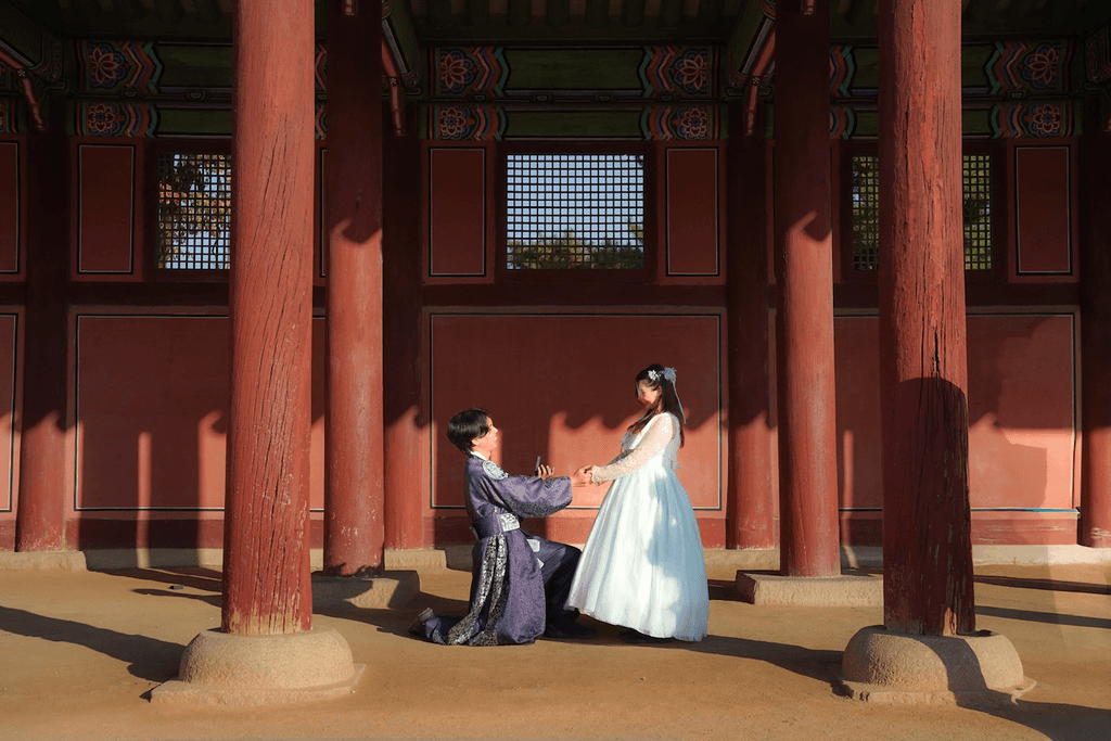 Proposal photoshoot in Korea