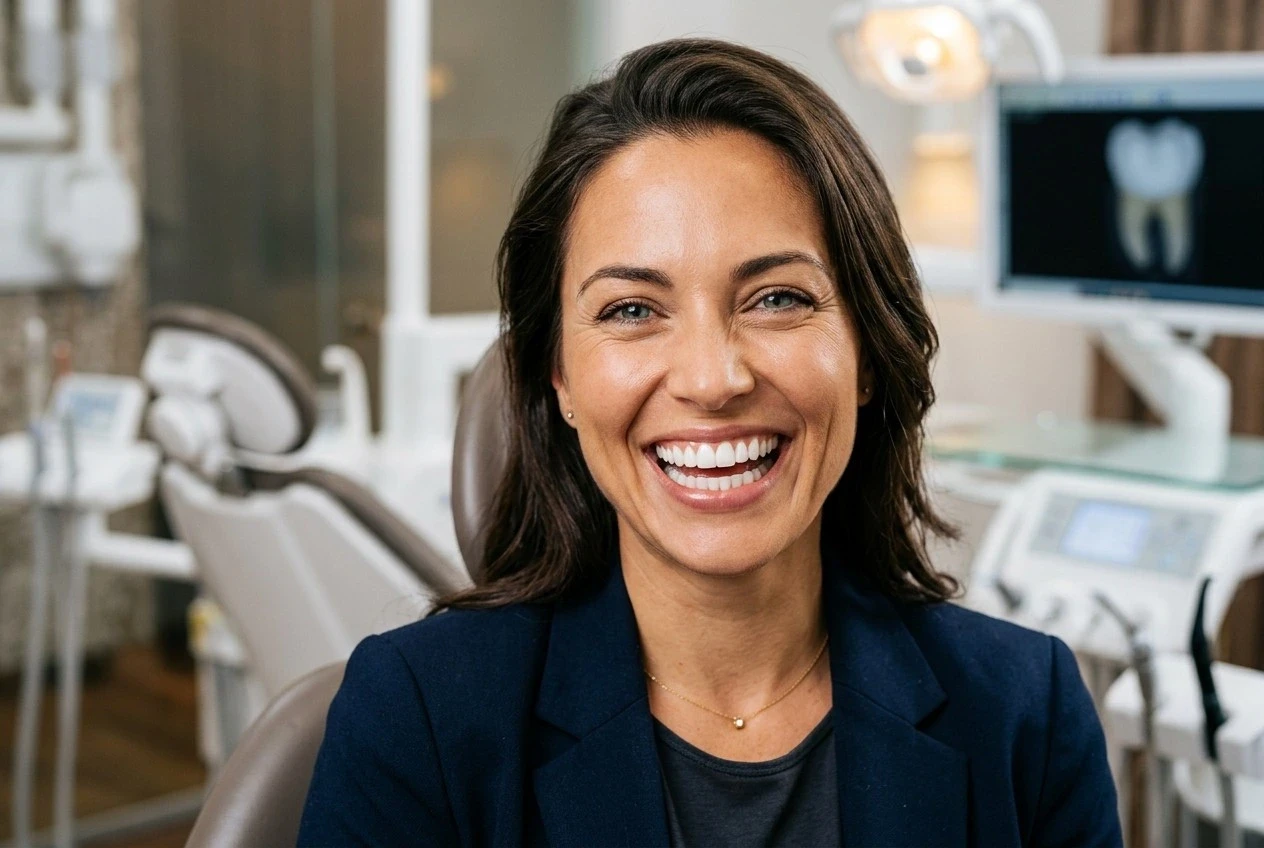 Final result of dental veneer treatment showing natural-looking smile at COSDENT Bangkok