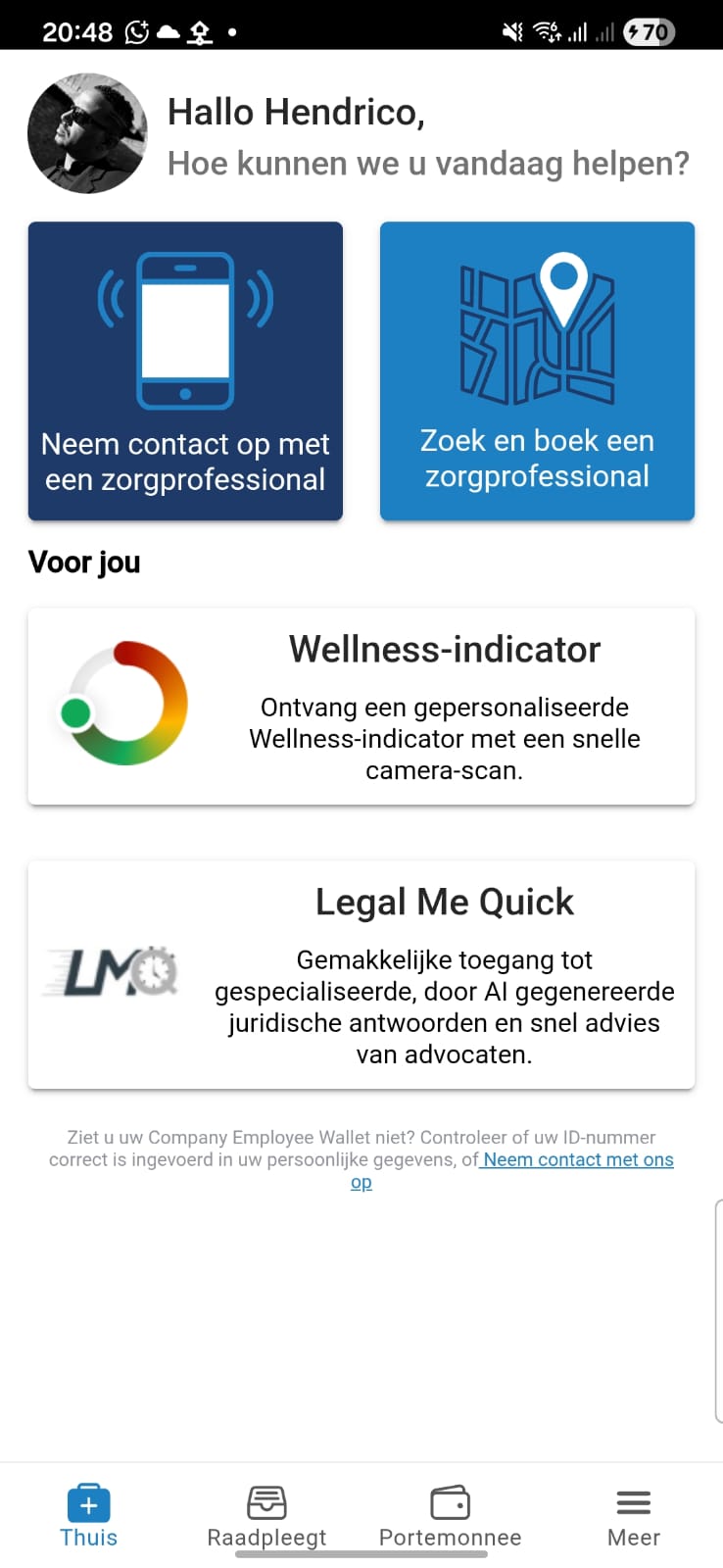 Mobiele gebruikersinterface