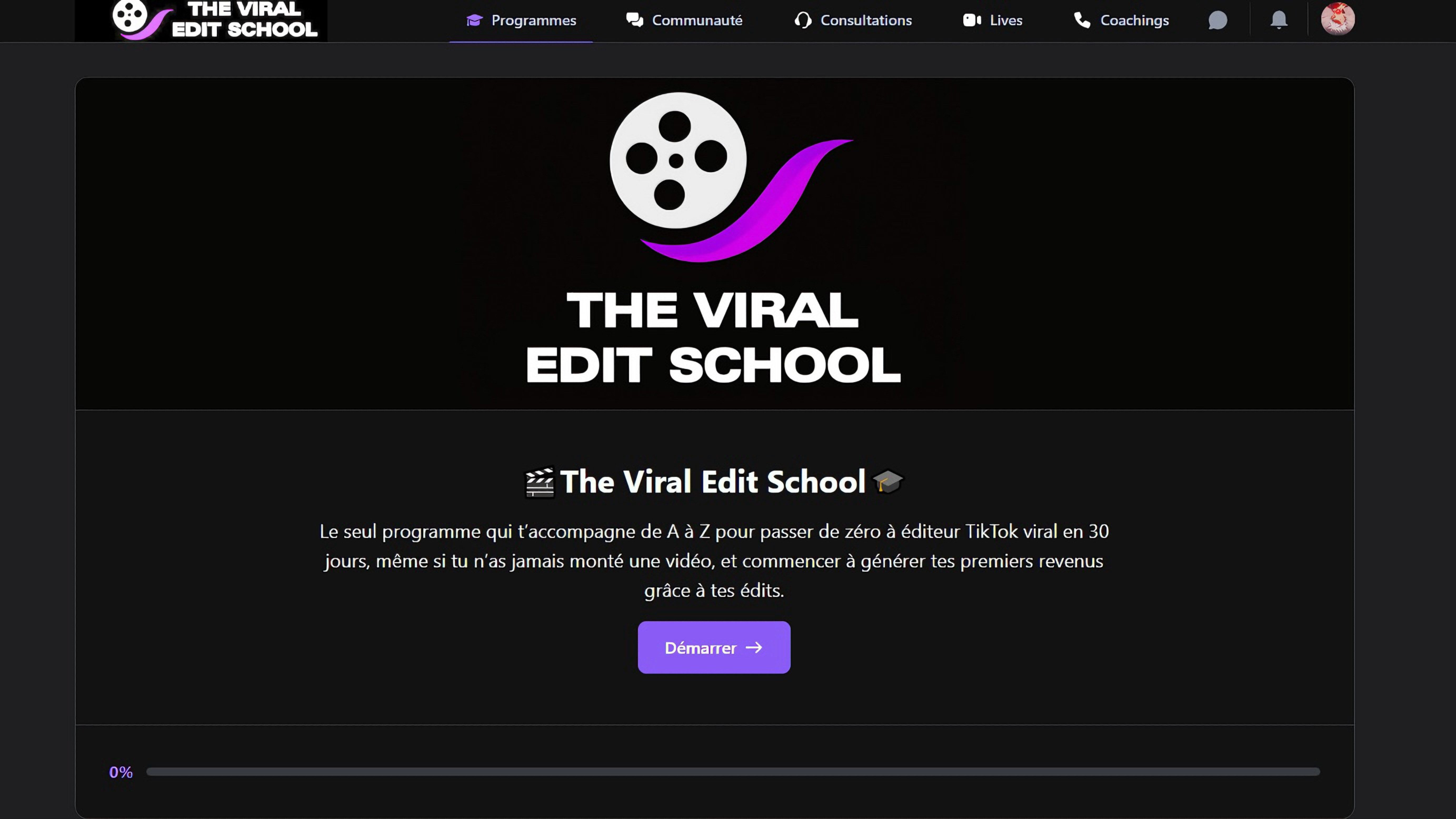 Deviens éditeur TikTok viral en 30 jours – Hero banner The Viral Edit School