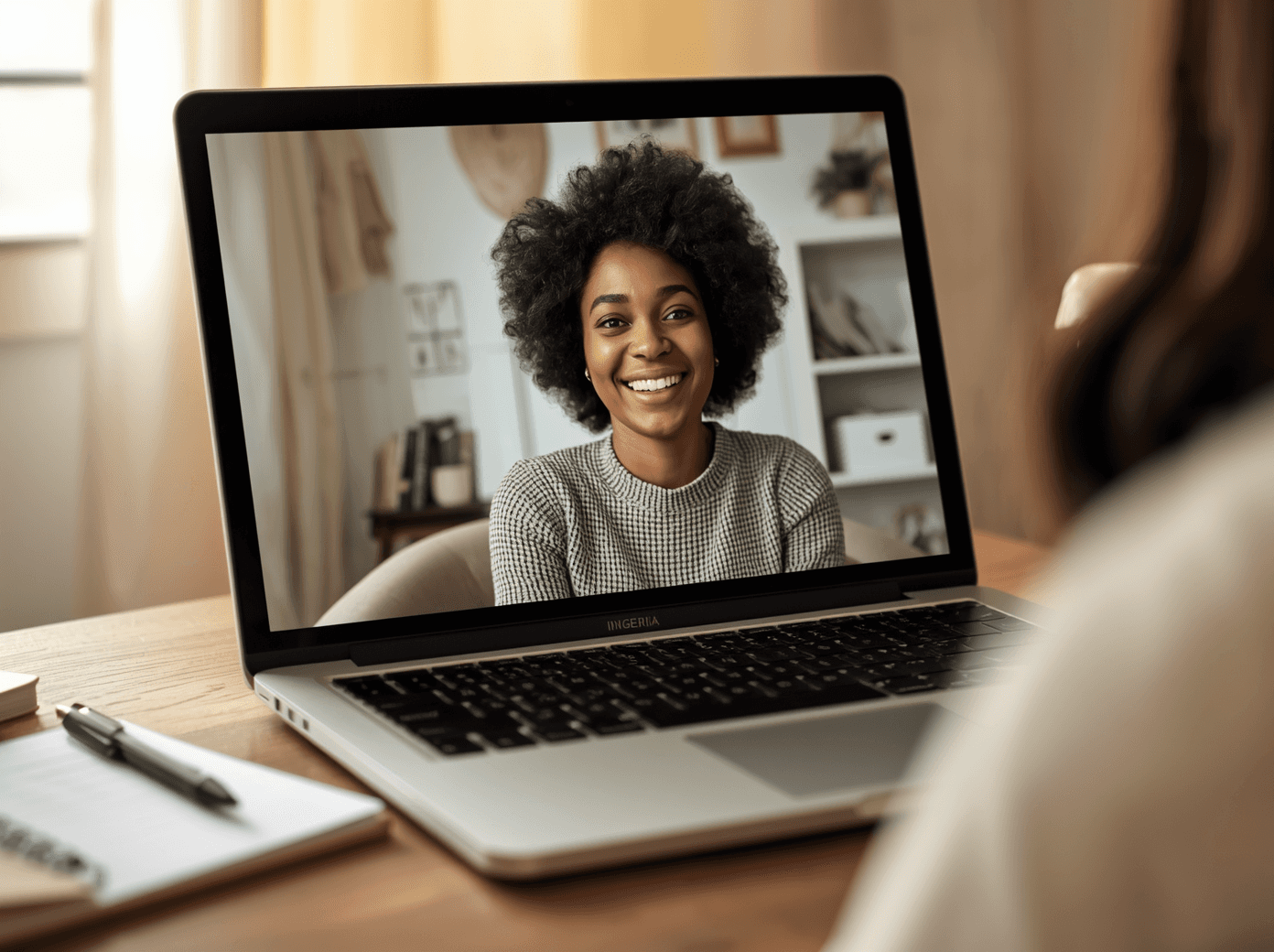 A group of six people gather around a wooden table where an older man in an apron kneads dough