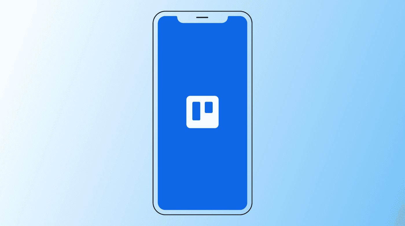 Using Trello app on a smartphone