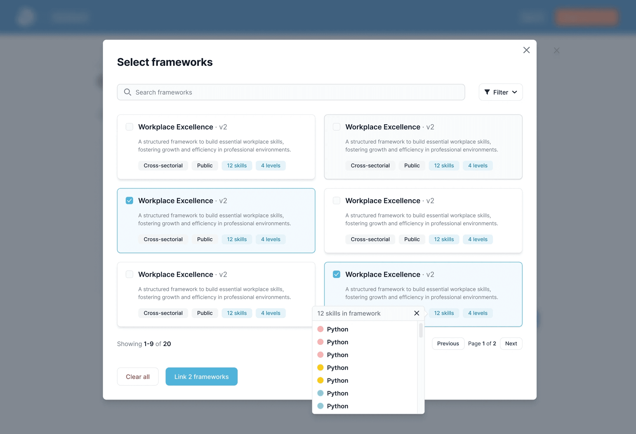 Skilldata create a new job profile 3