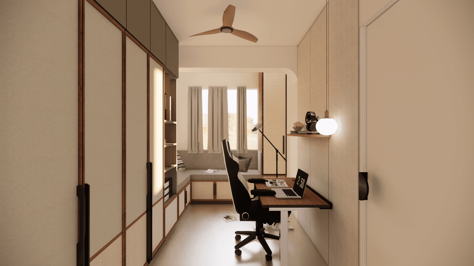 Project showcase image featuring a modern, refined interior.