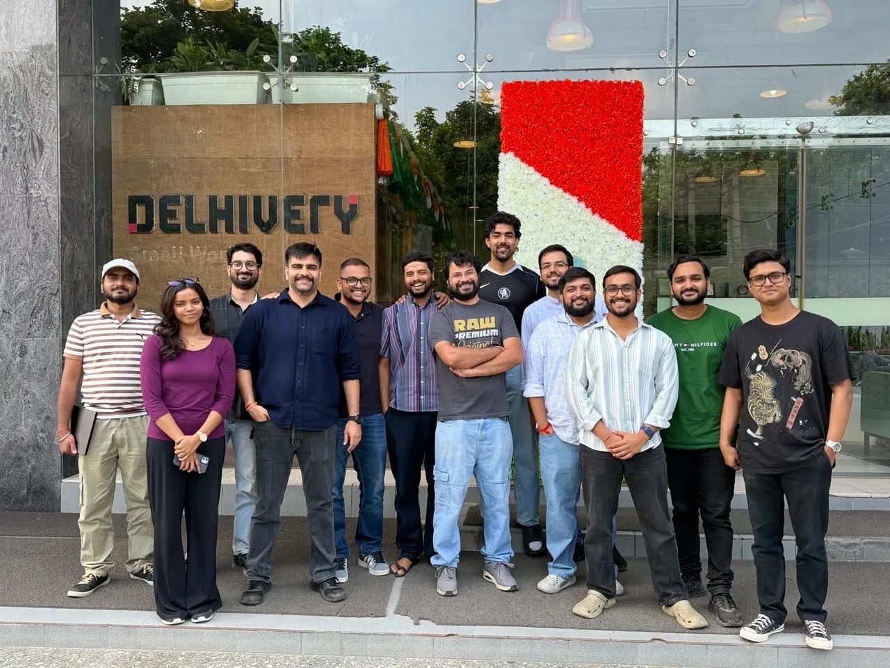 The Delhivery Data Science Team at Gurugram Headquarters