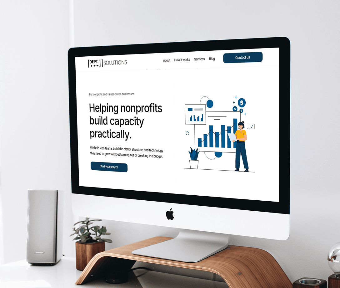 Department one solutions website