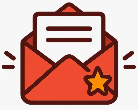  Icône agent IA lecture réponse automatique emails clients