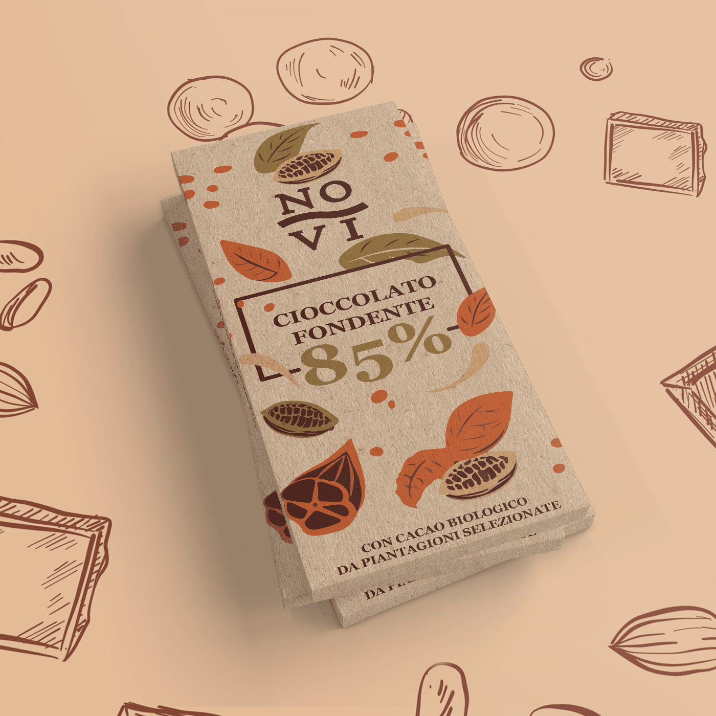 mockup packaging artisanal line  design by Lella Cassa