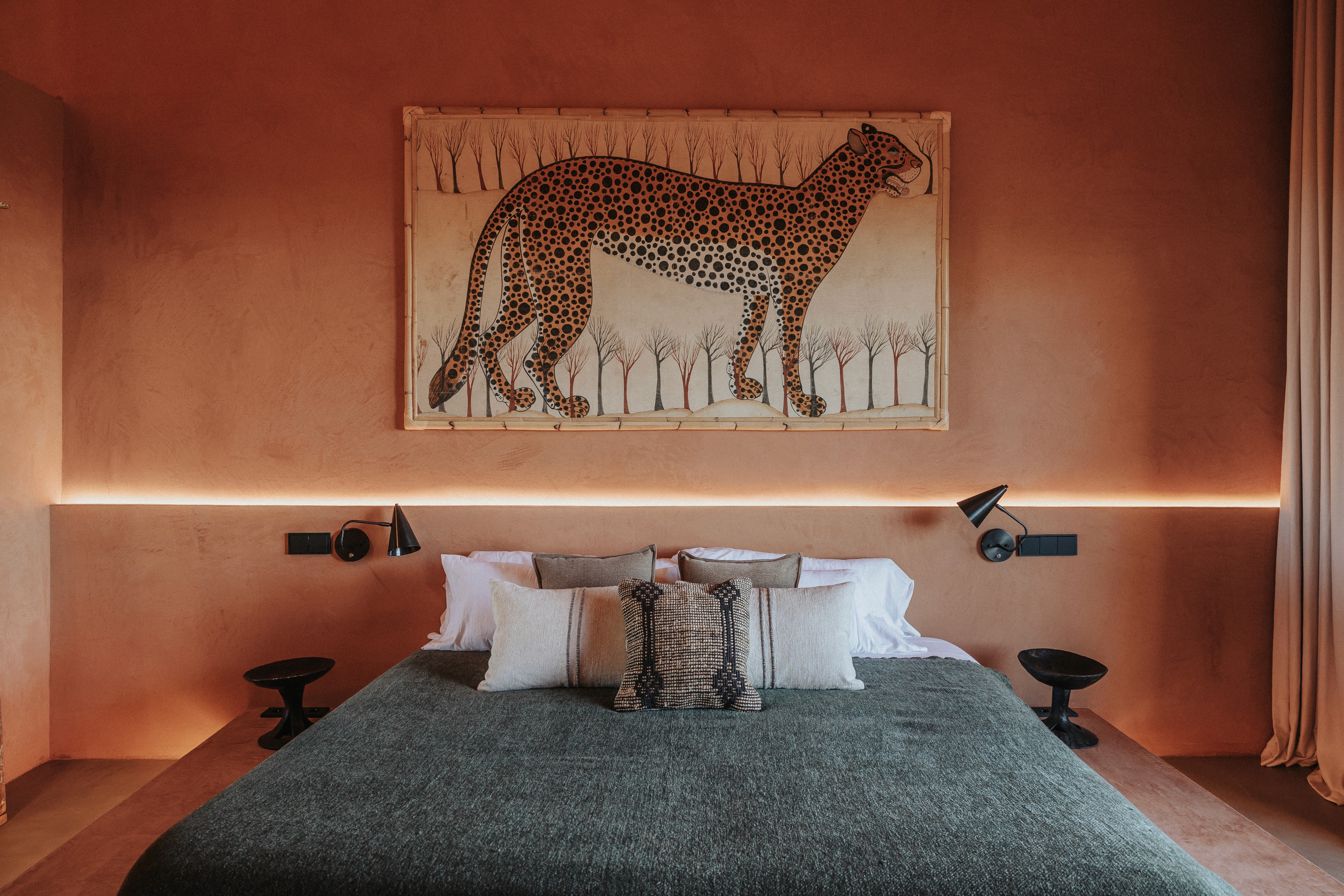 Master bedroom after renovation at Casa Náyade, luxury home in Istán near Marbella