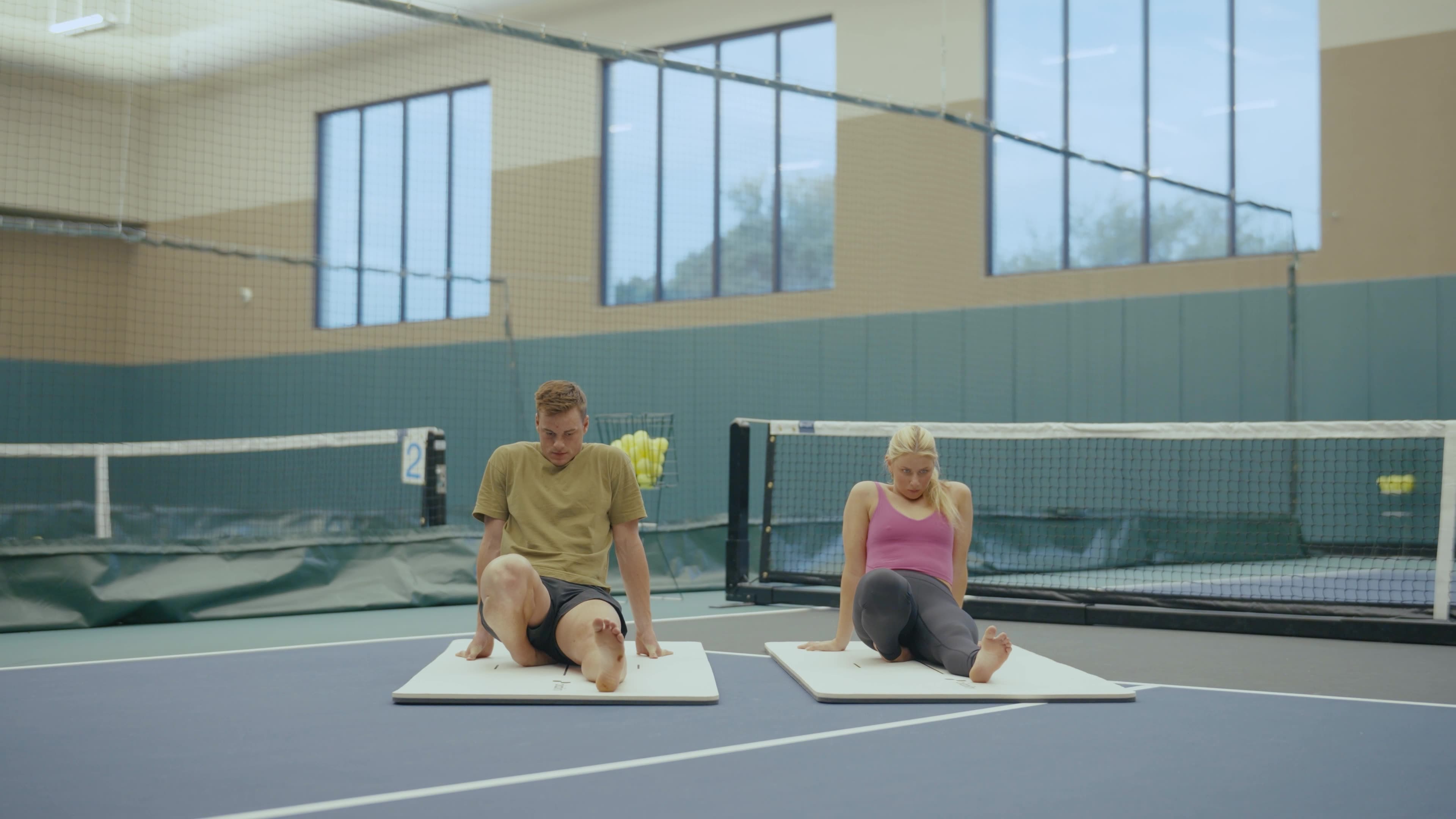 after a tennis session- Inner Thigh Stretches