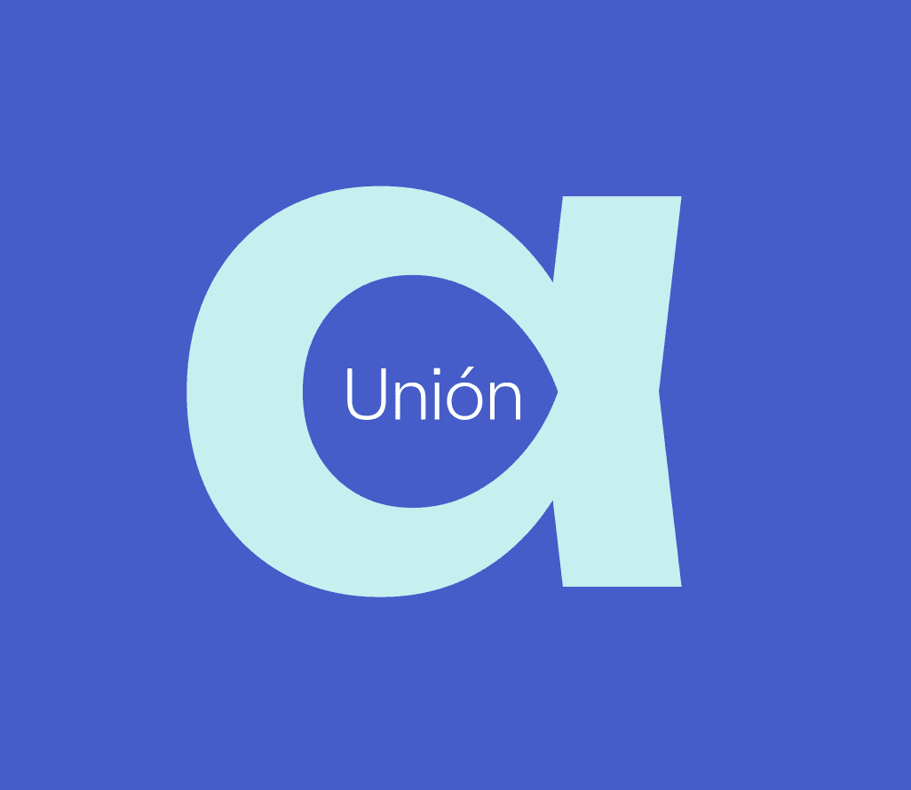 Logotipo formado por las palabras weuta en blanco sobre fondo naranja corporativo.