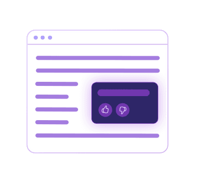 Inline Survey Wireframe