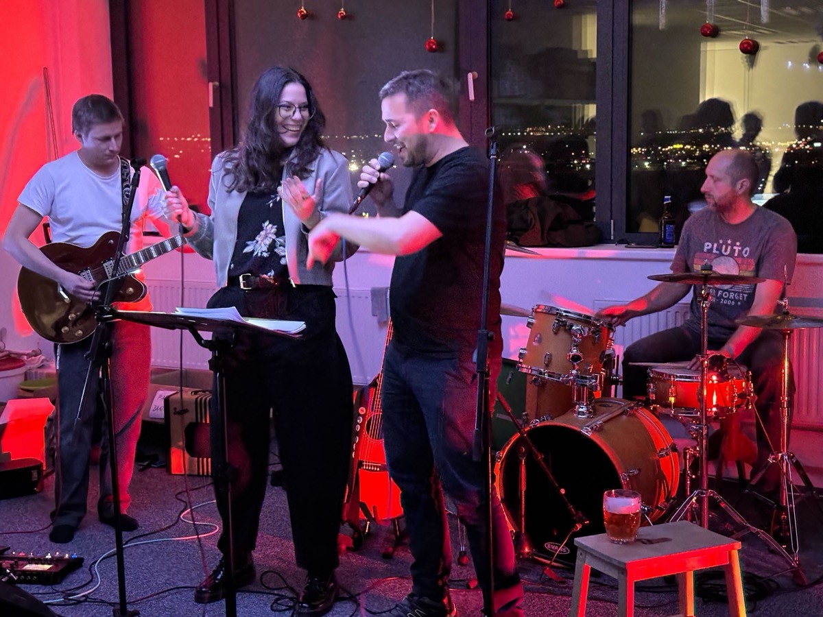 CleverBand at Christmas Party