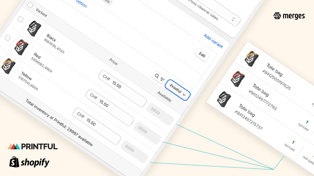 Tutorial: Merge Printful Products in Shopify - Synchronize Stock and Fulfillment Easily