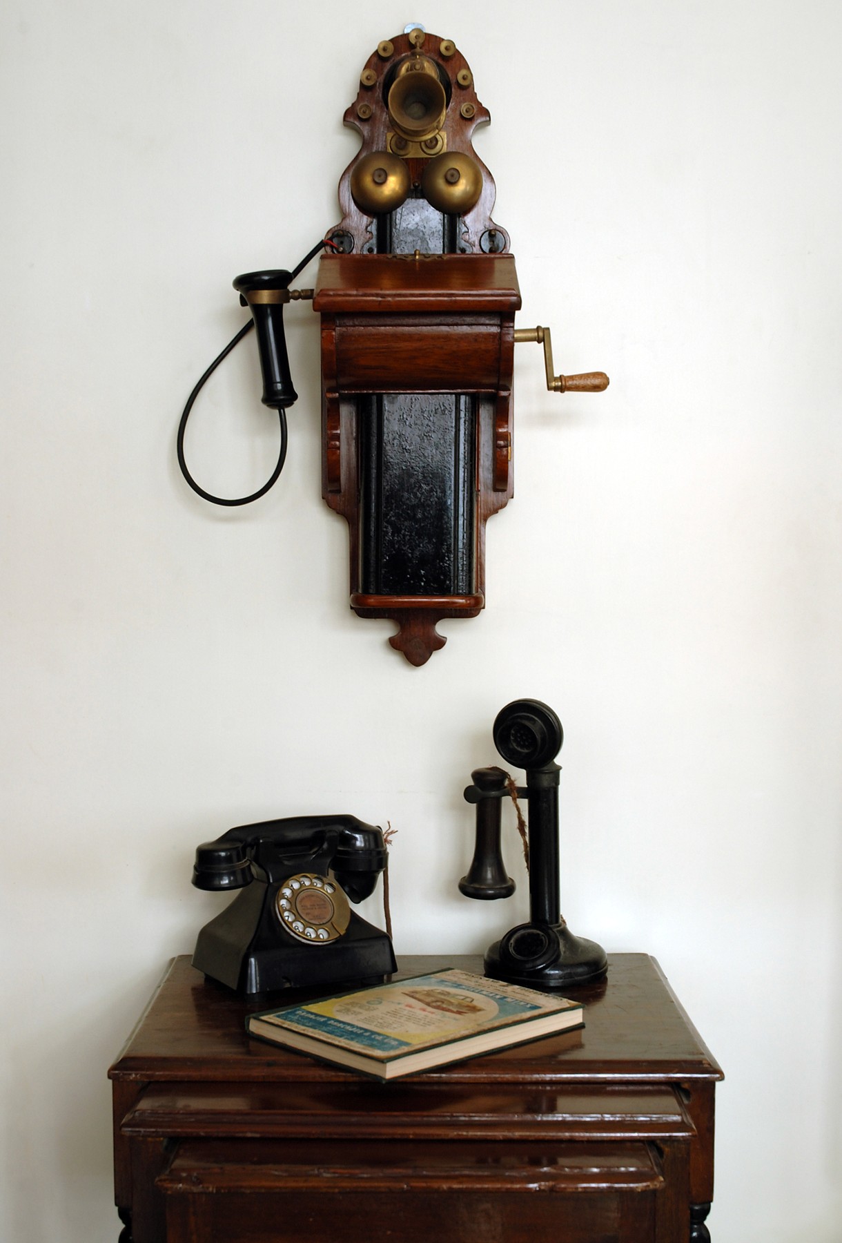 Nature-inspired preschool entrance with sculptural tree partitions and suspended green leaf ceiling panels.